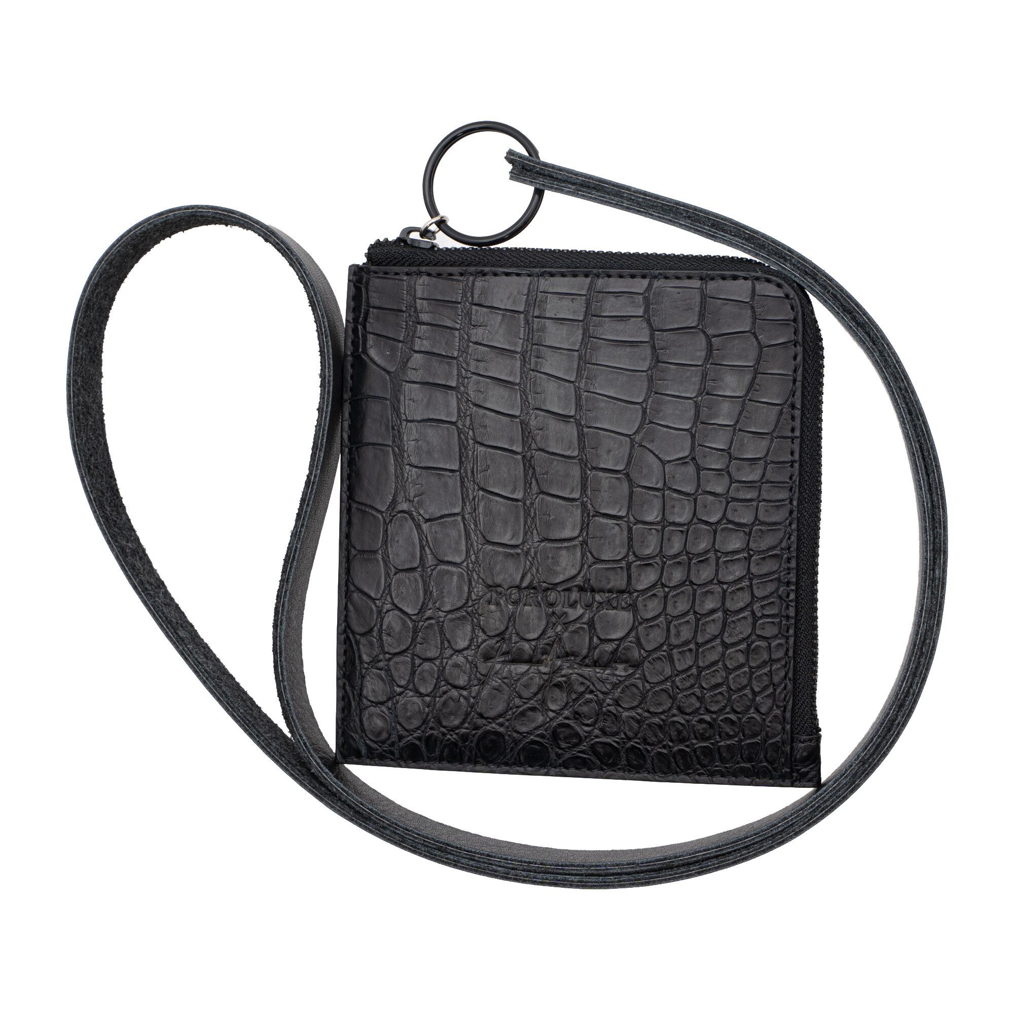 POROLUXE X KITWOO CROC WALLET