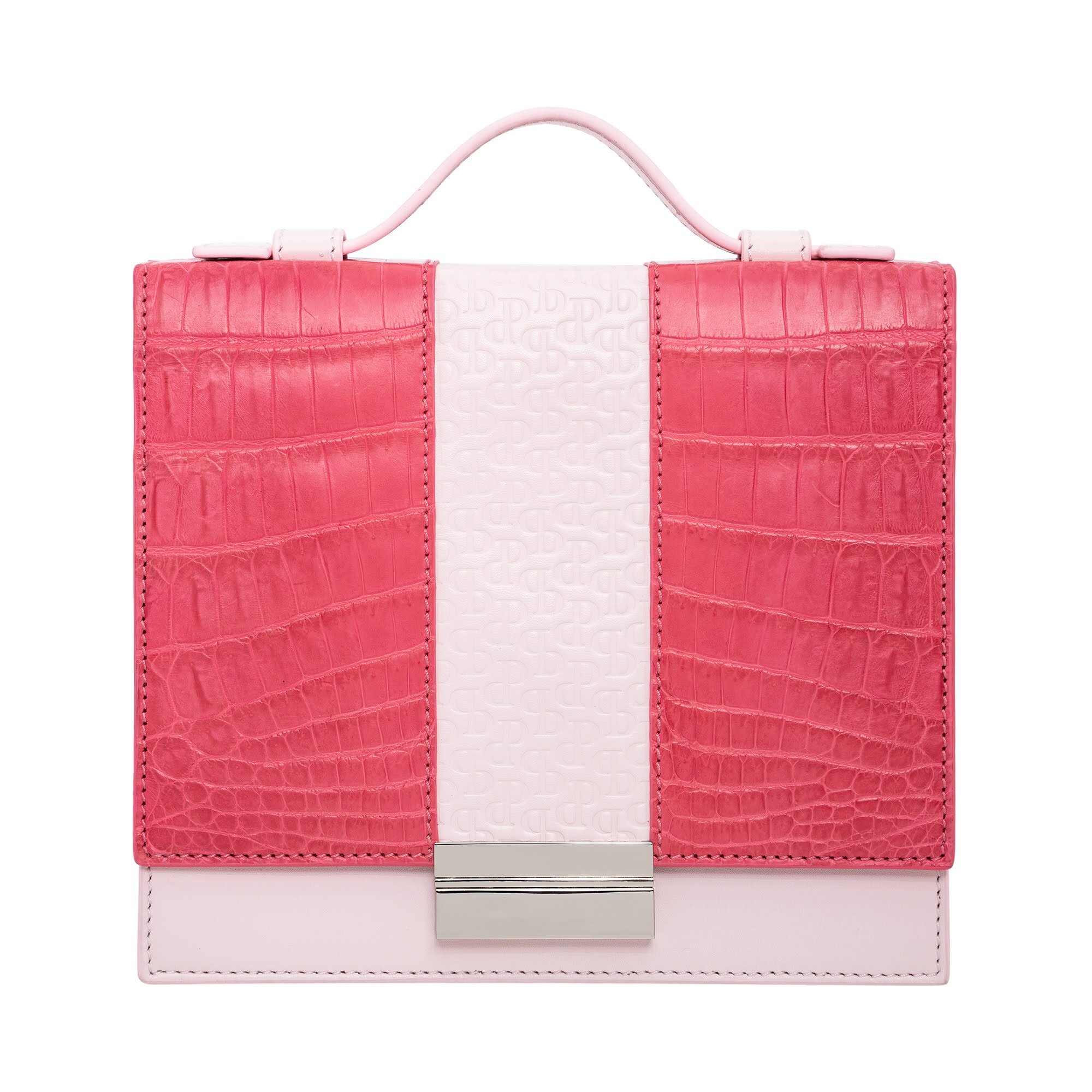 MONOGRAMMED STRUCTURED HANDBAG