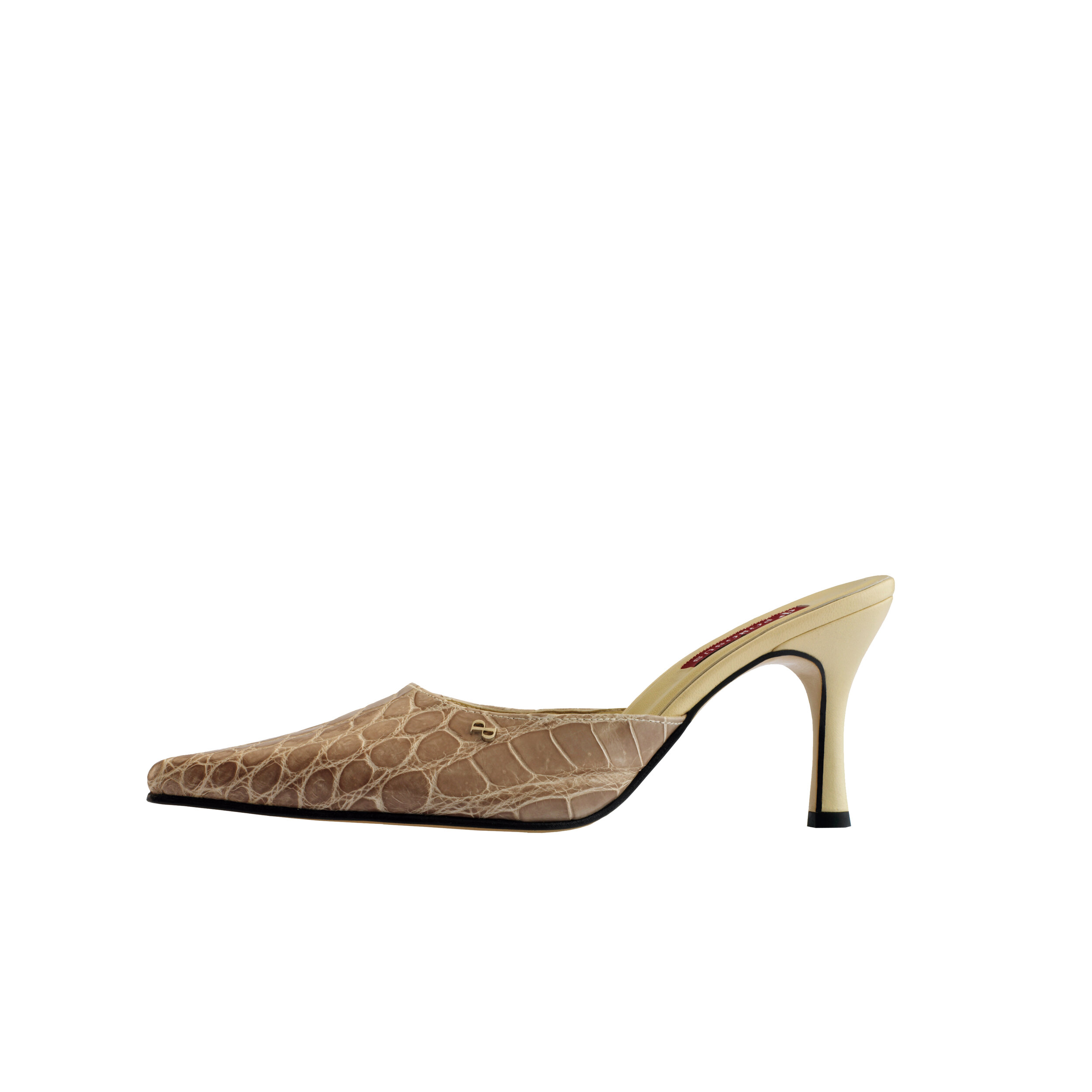 205 SILK BROWN HEELS