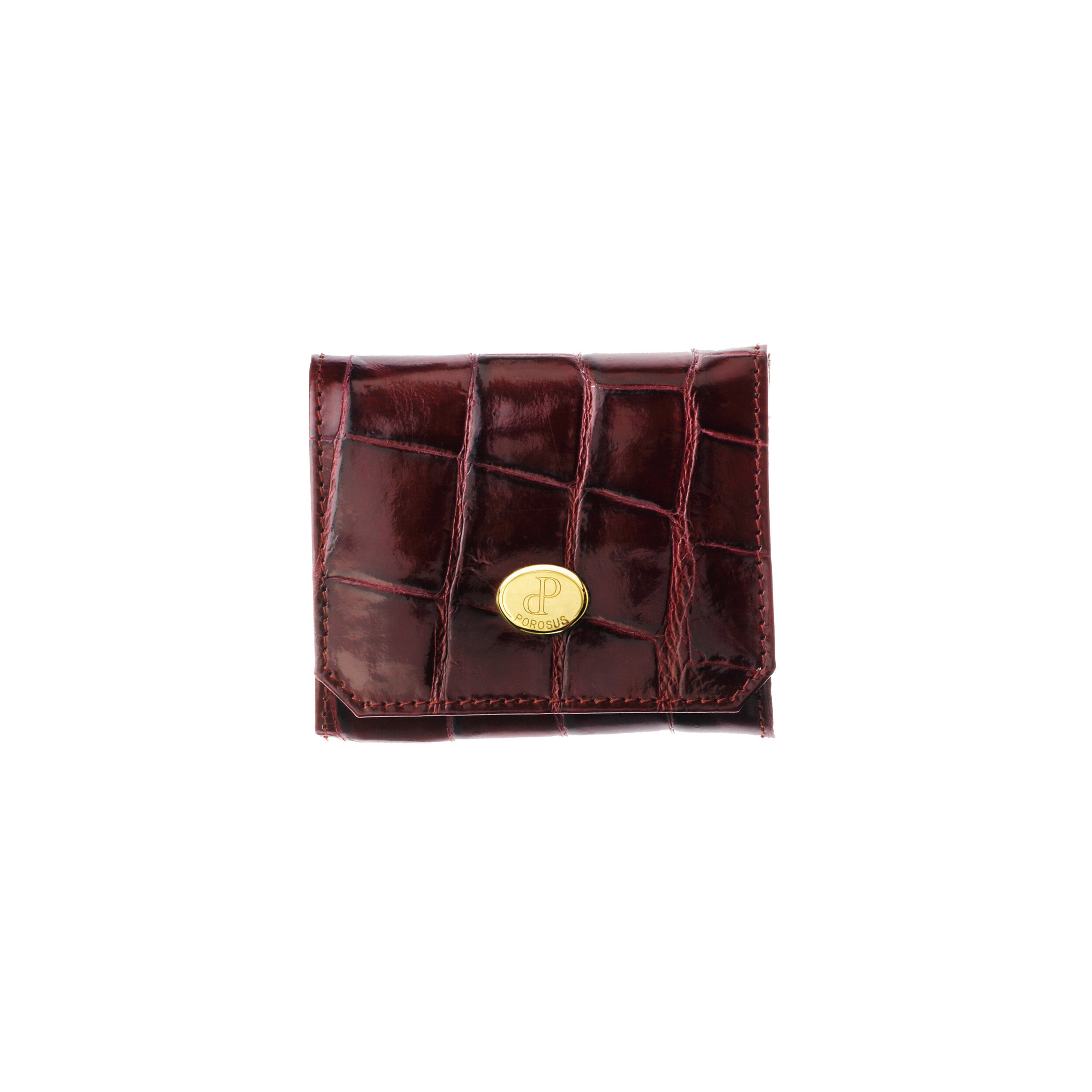 411 DARK RED COIN PURSE
