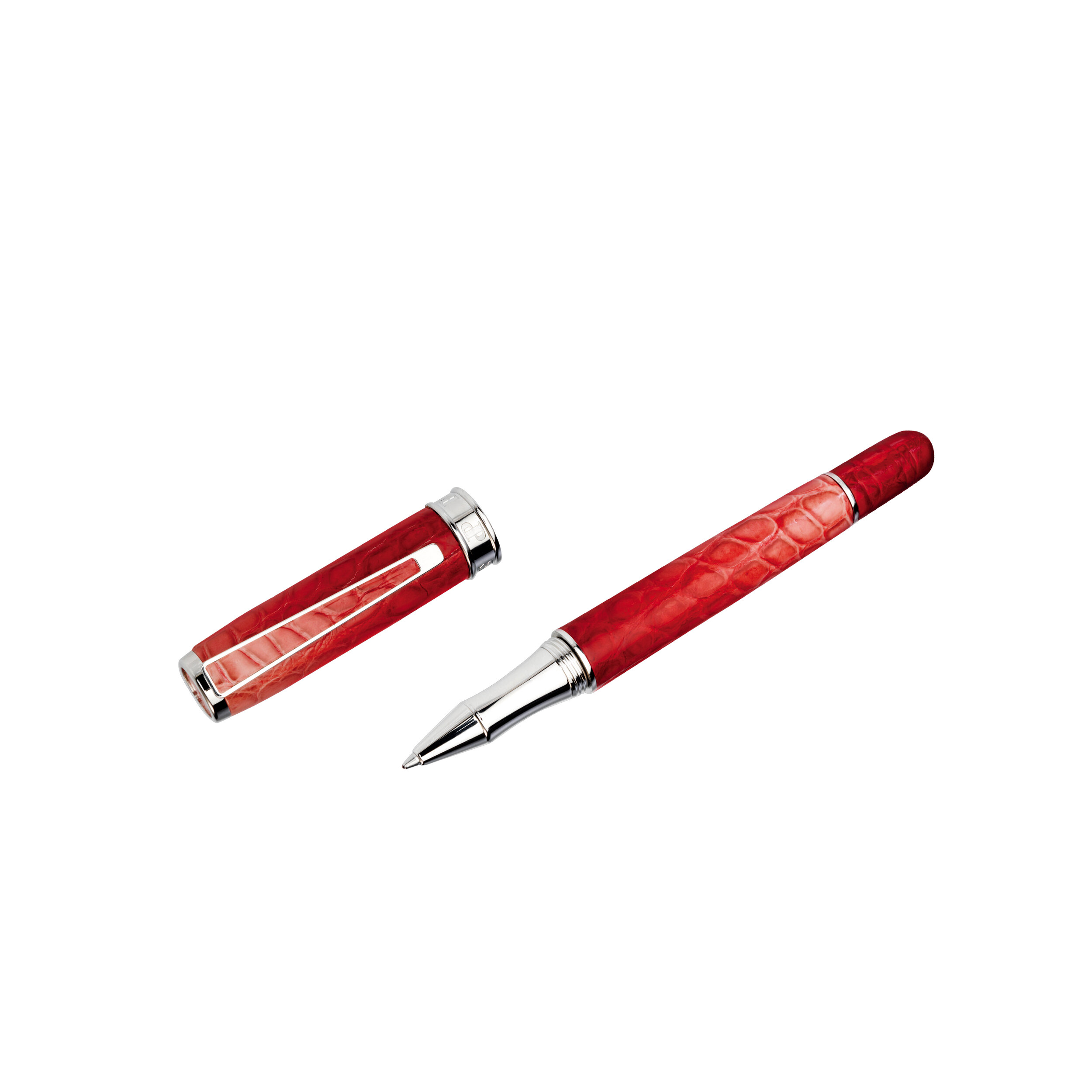 RED LEATHER BALLPOINT PEN