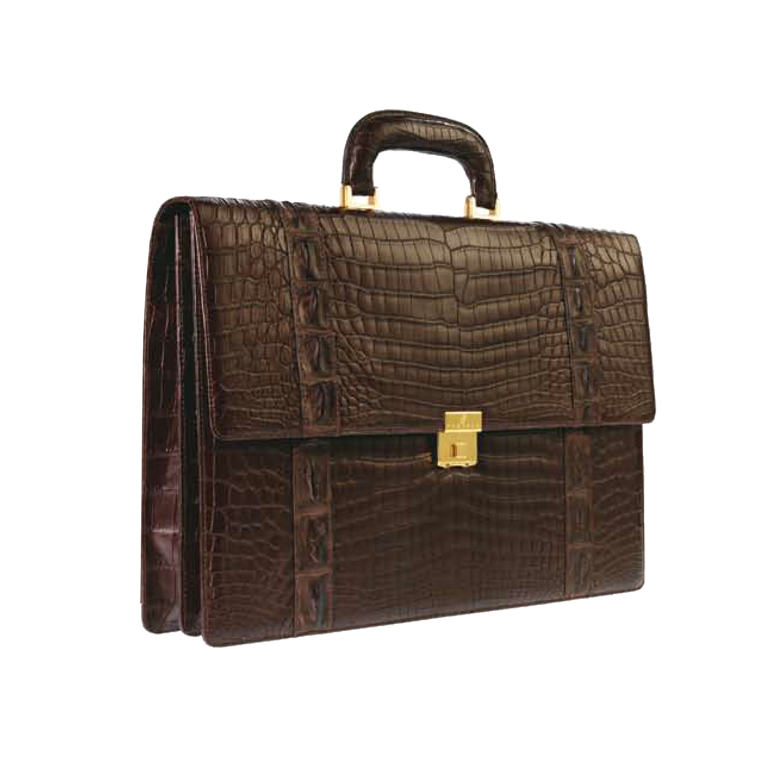 035H BROWN HORNBACK BRIEFCASE
