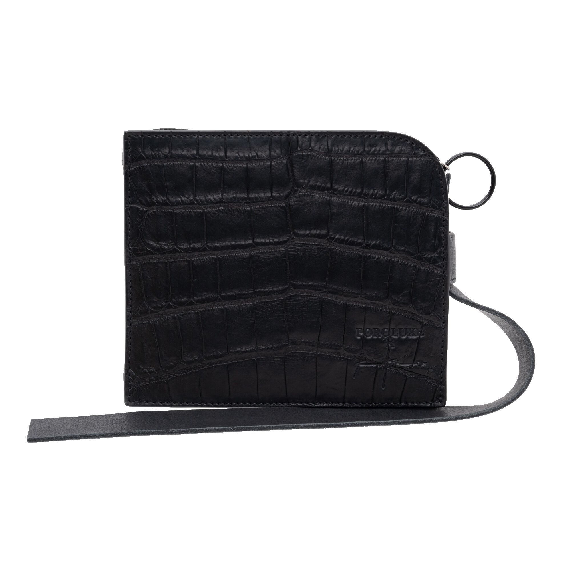 POROLUXE X KITWOO CROC BELT BAG