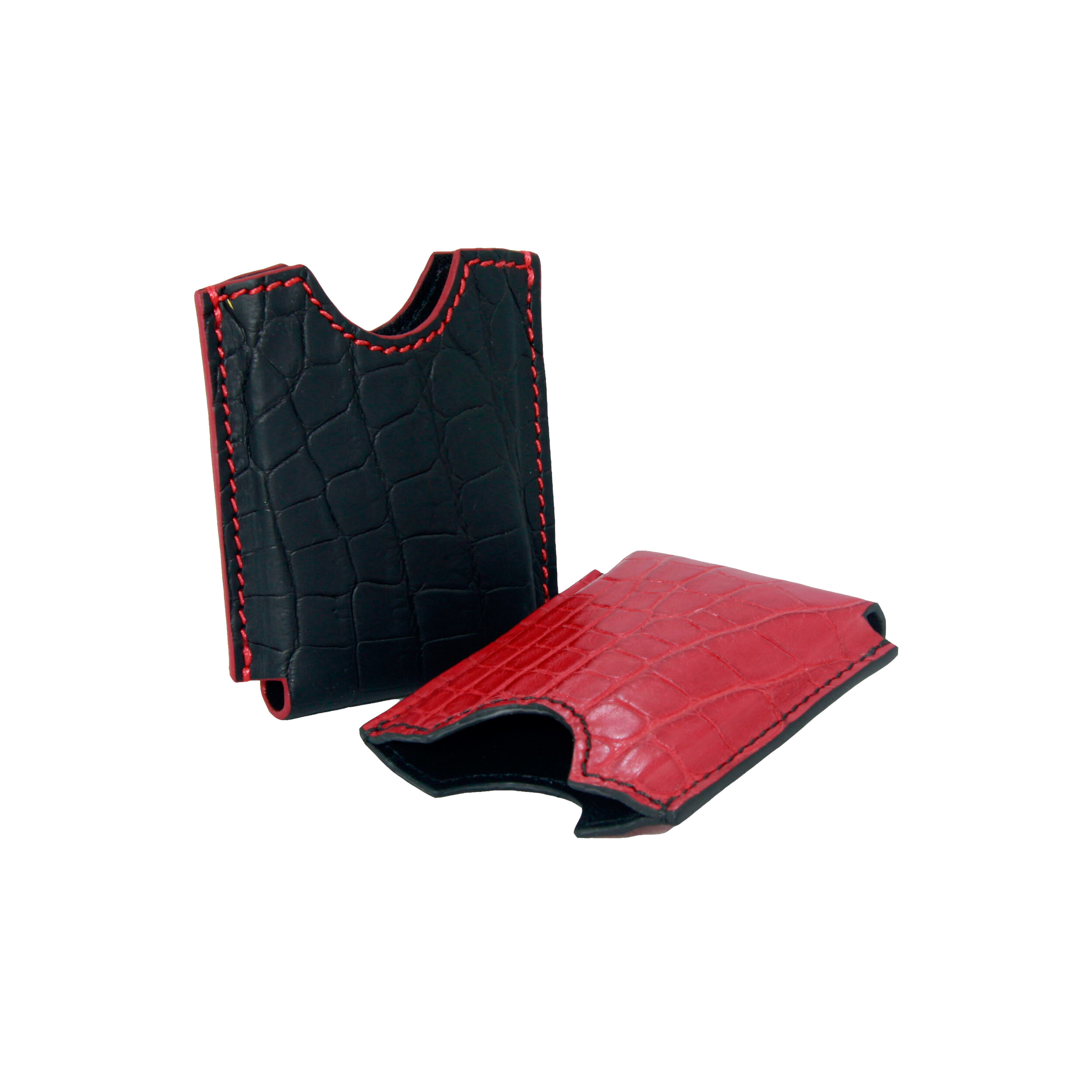 RED / BLACK CIGAR CUTTER HOLDER