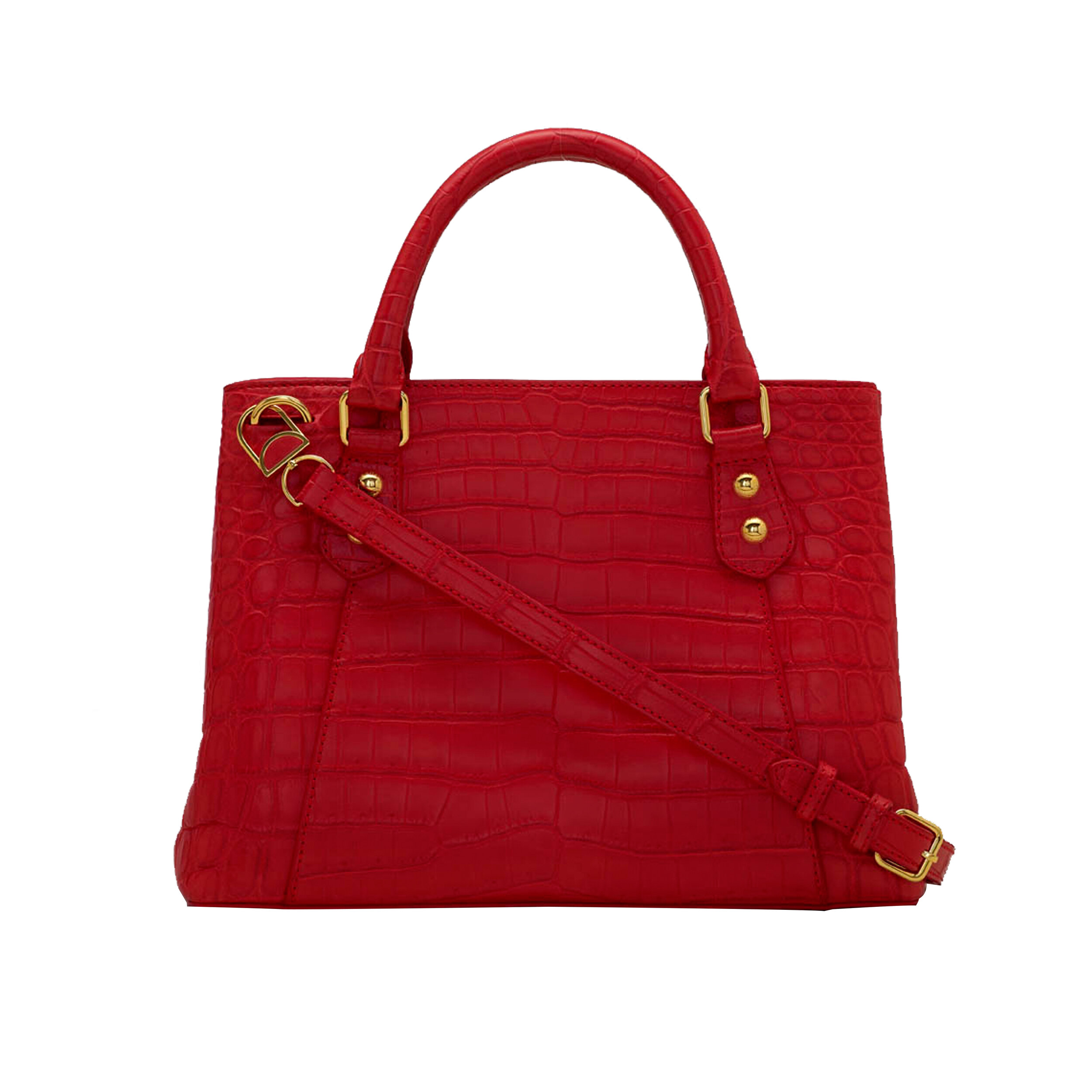 RED TOP HANDLE BAG
