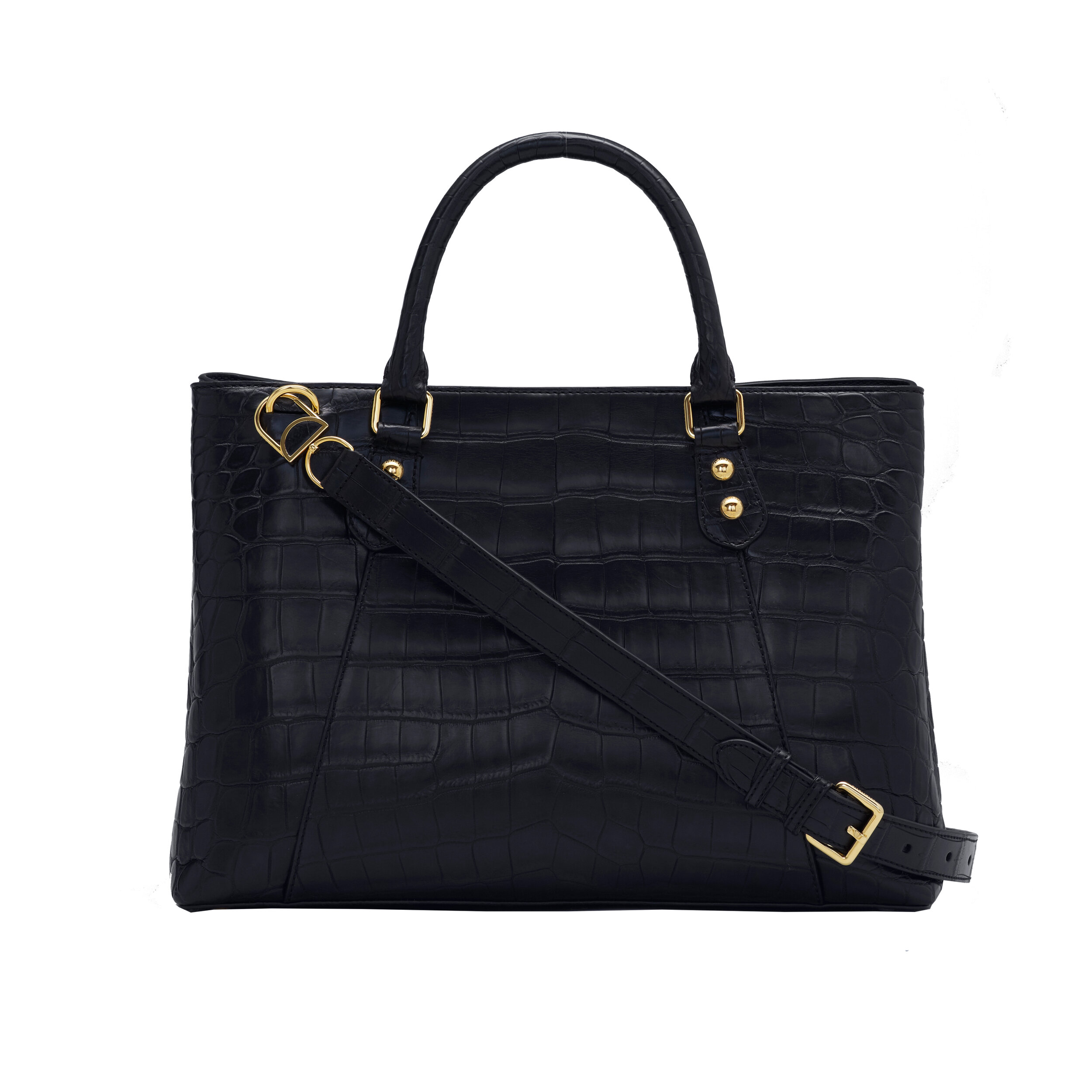 0138A(L) BLACK TOP HANDLE BAG
