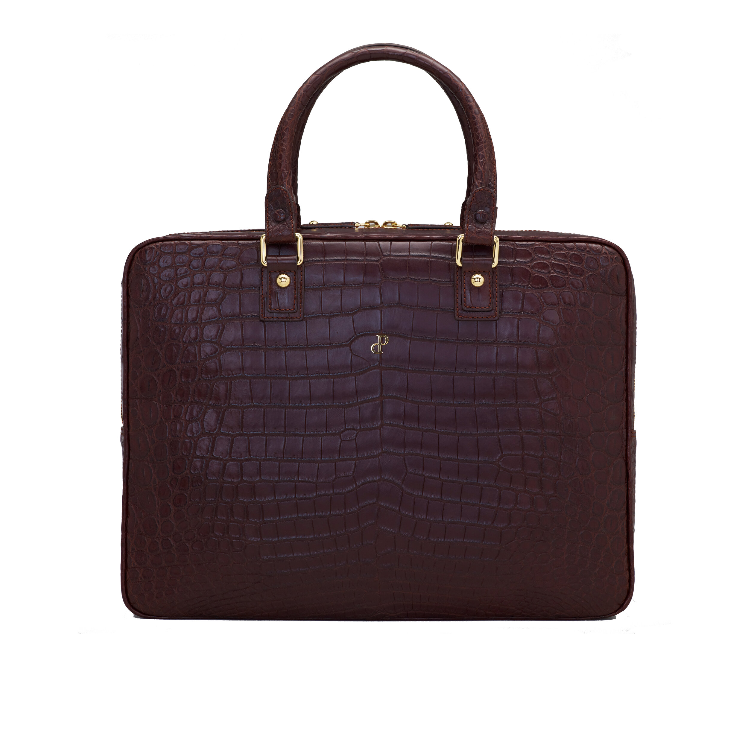096 BROWN PLAIN BRIEFCASE