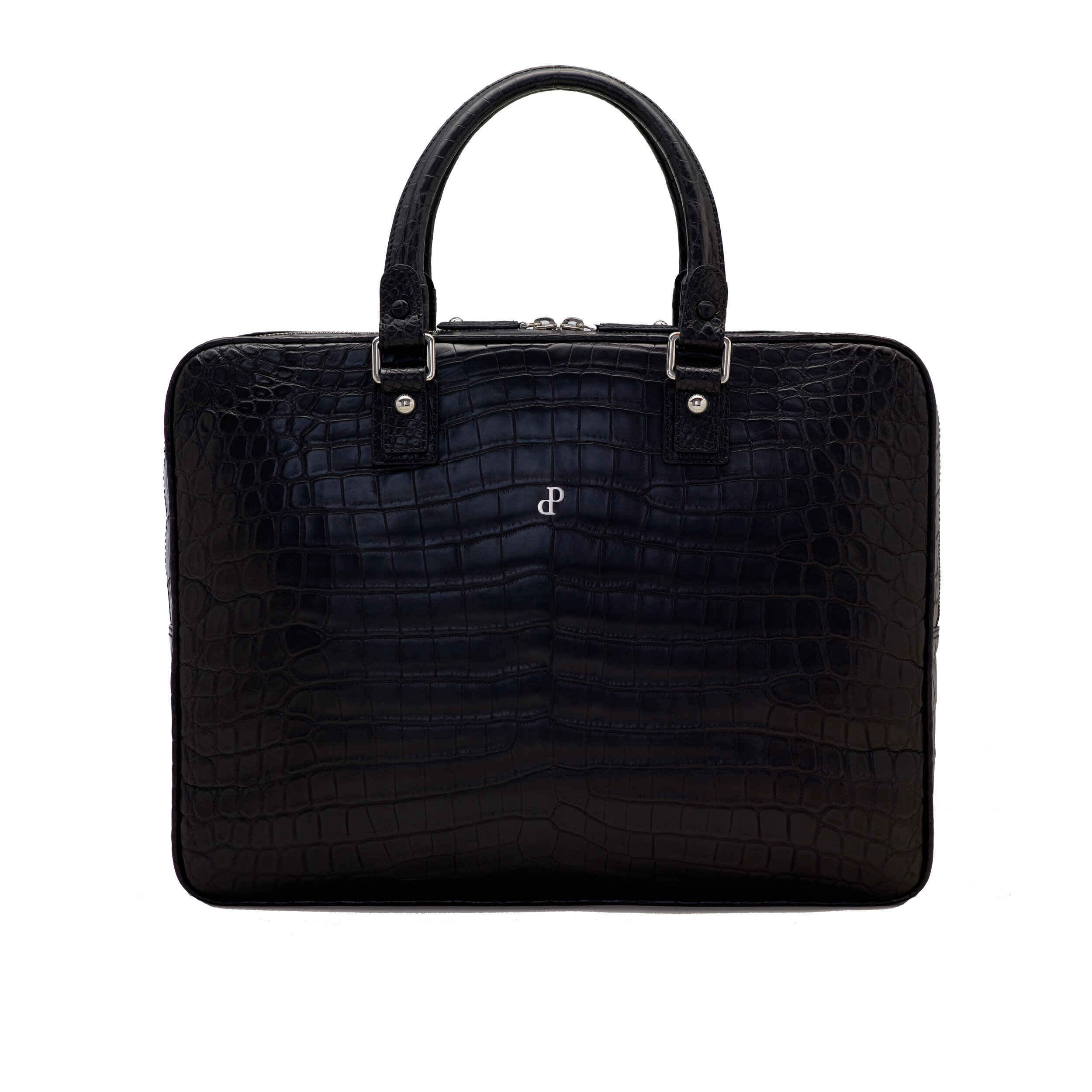 096 BLACK PLAIN BRIEFCASE