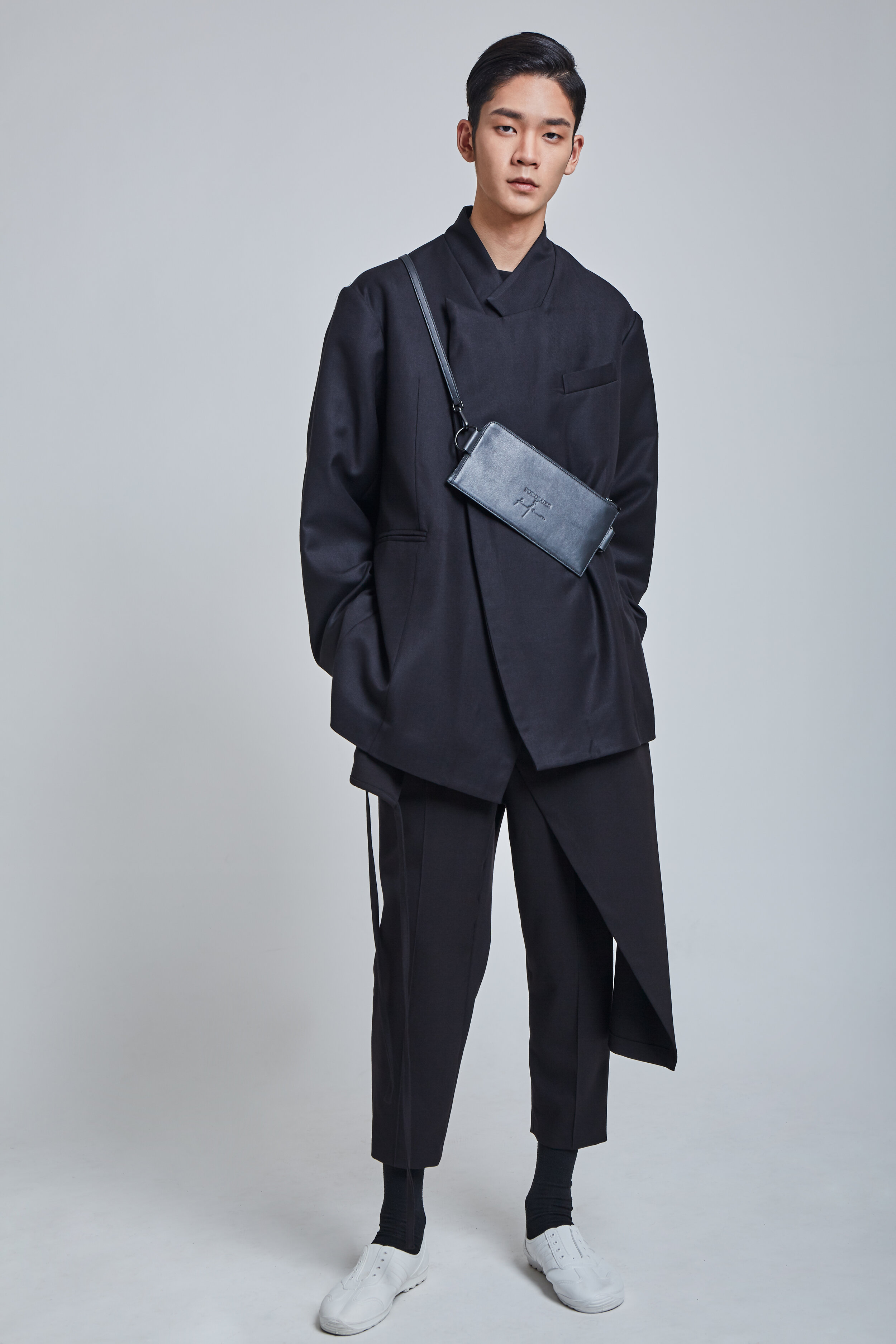 POROLUXE X KITWOO LEATHER CROSSBODY BAG