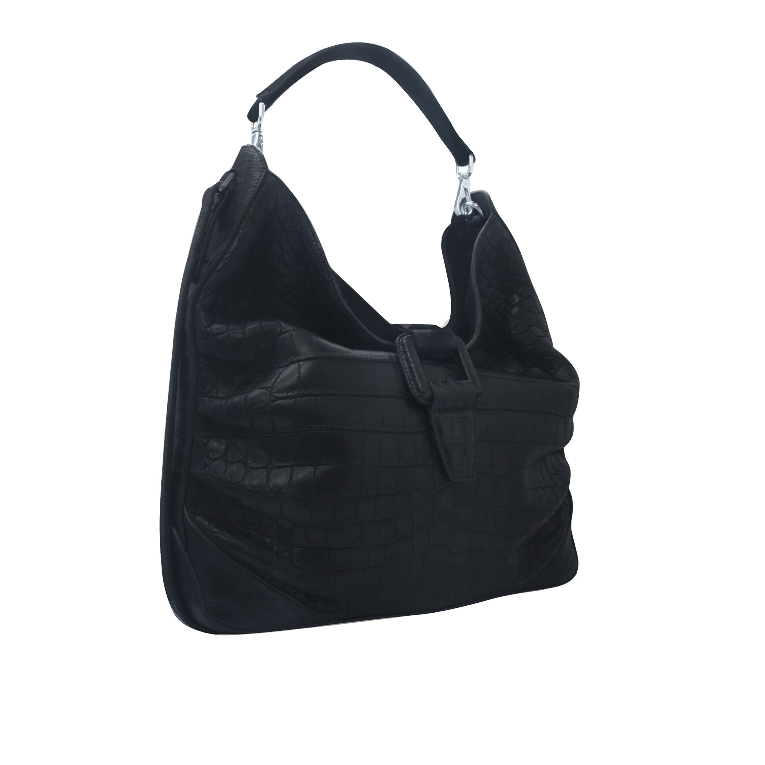 0189 BLACK SOFT HANDBAG