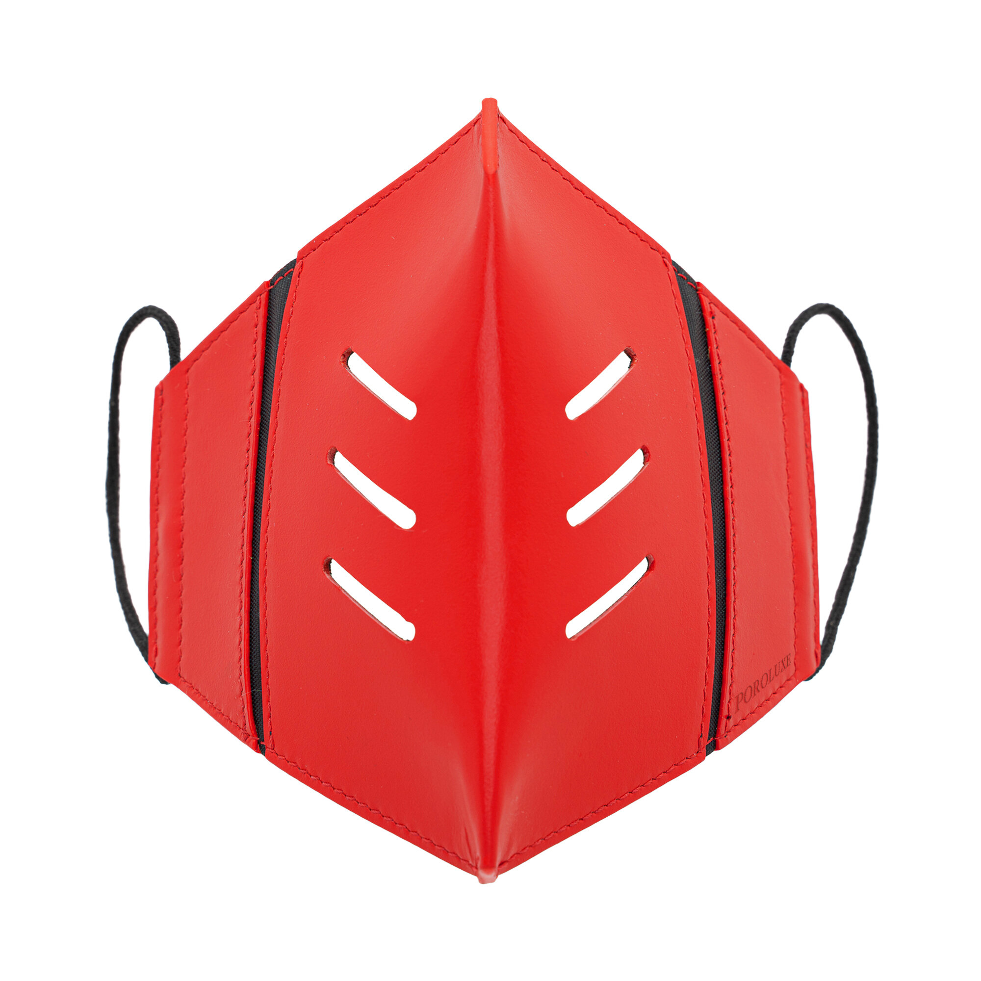 RED CALF LEATHER MASK
