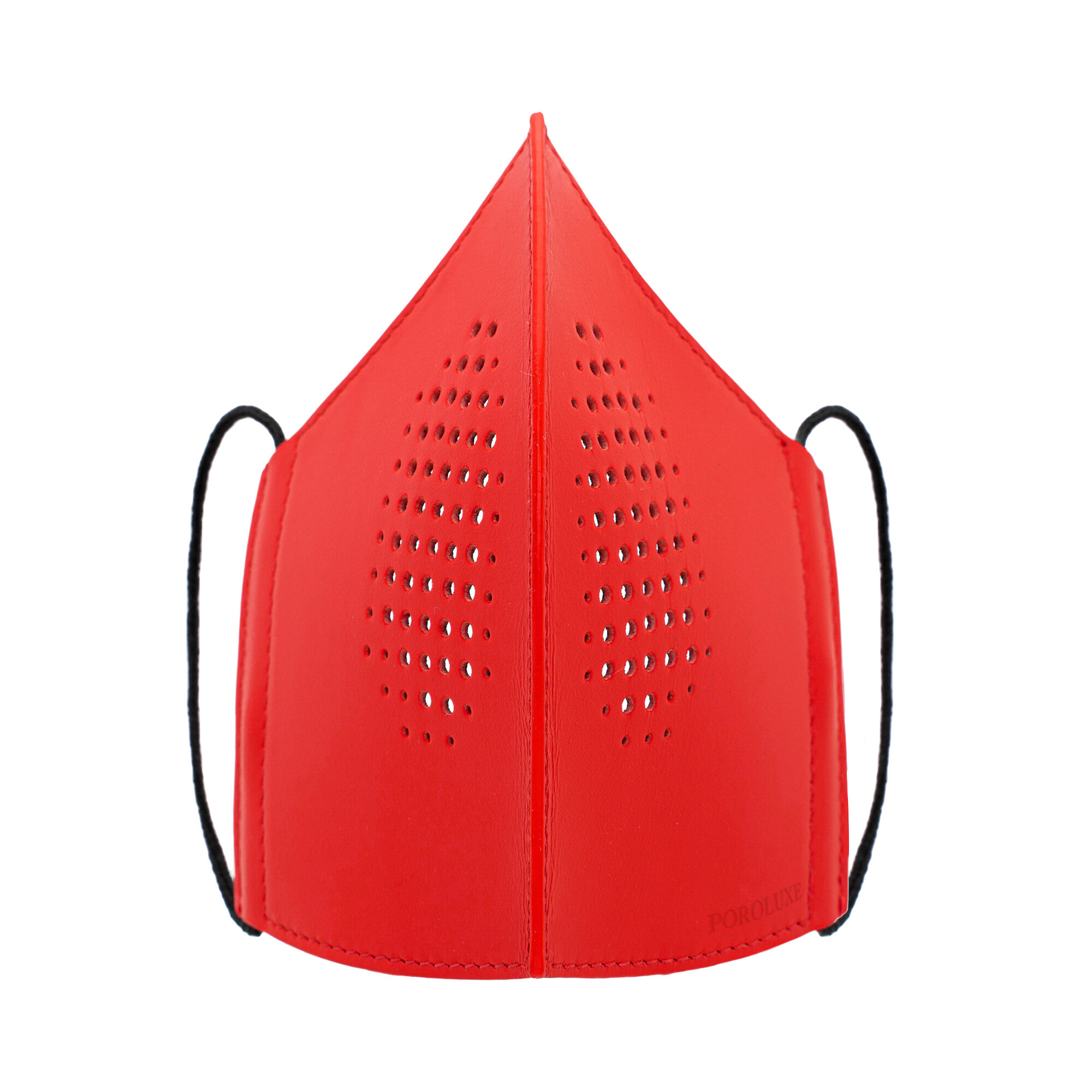 RED CALF LEATHER MASK