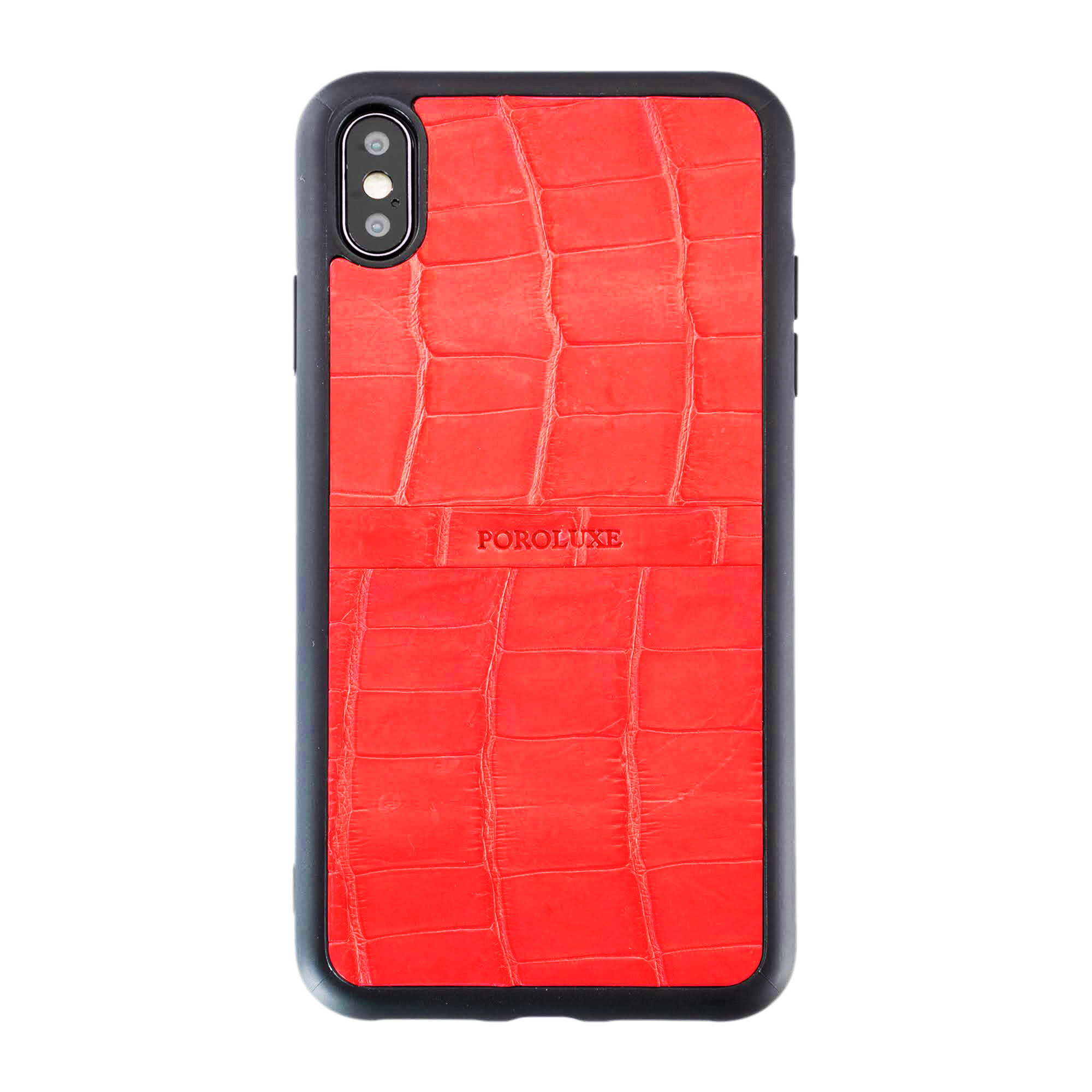 CLASSIC RED CROC LEATHER