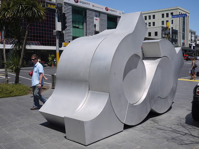 2013, Smirnoff Centenary Sculpture, Lumsden Green, New Market, Auckland. Refurbished and new placement.