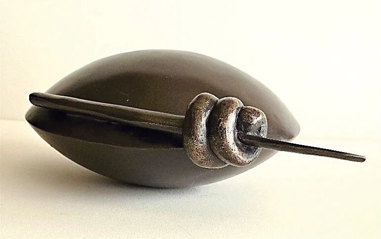 Blade Runner, 2020, Cast bronze, c. 90 x 250 x 190mm, Artis Gallery, Auckland.