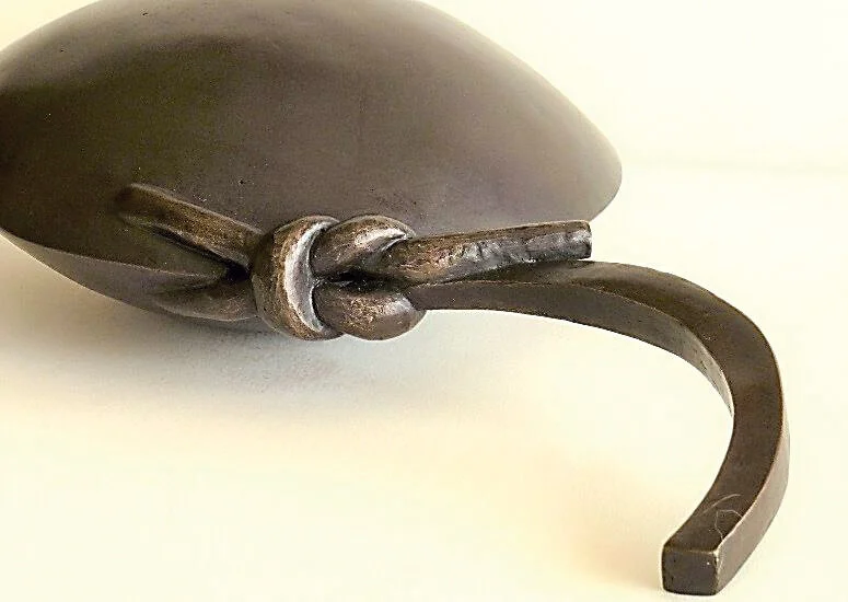 Anchor Drag, 2020, Cast bronze, c. 100 x 340 190mm, Artis Gallery, Auckland.