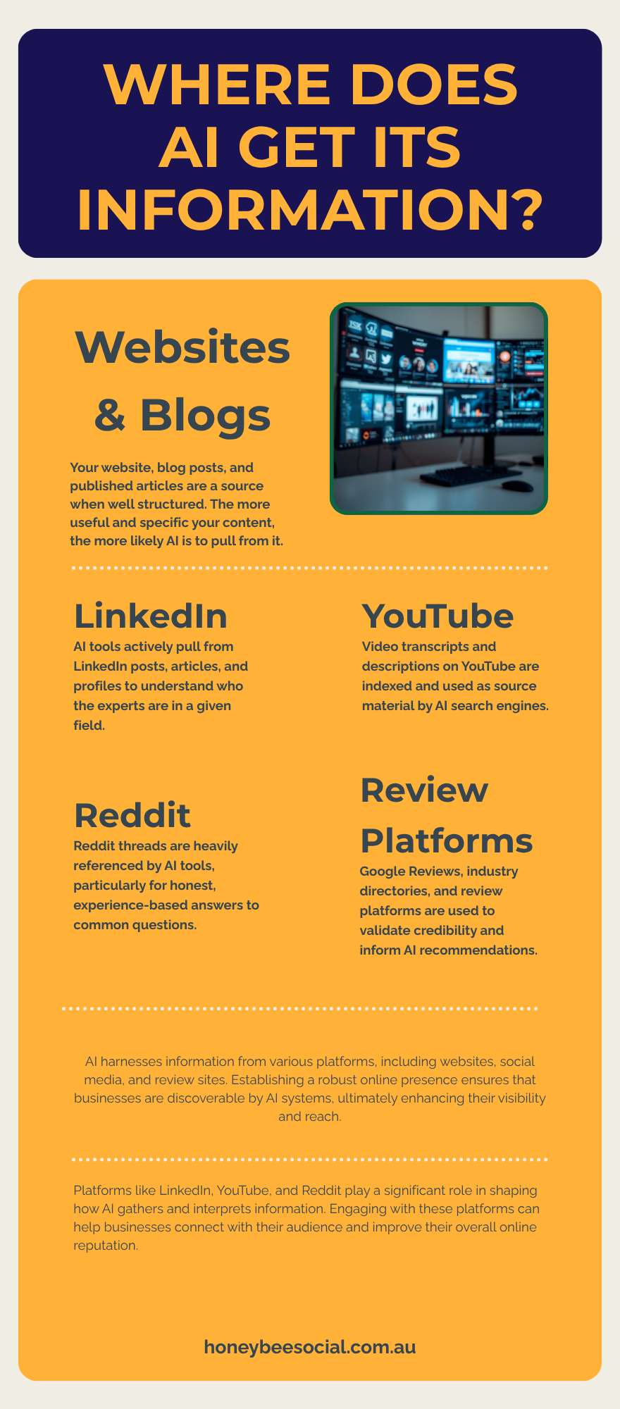 Infographic - Where Does AI Get Its Information