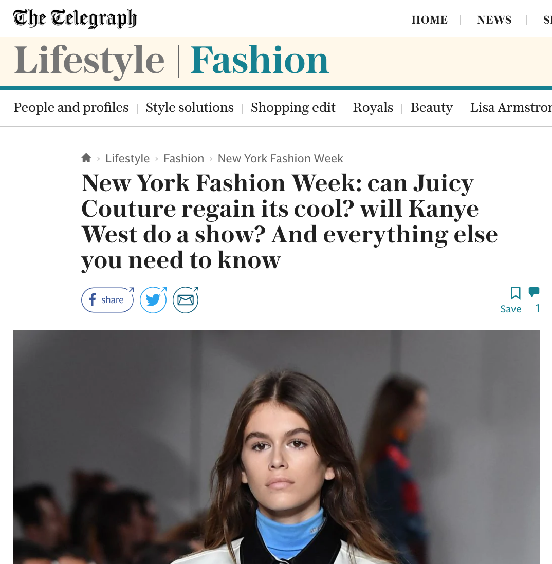 New York Fashion Week: can Juicy Couture regain its cool? will Kanye West do a show? And everything else you need to know