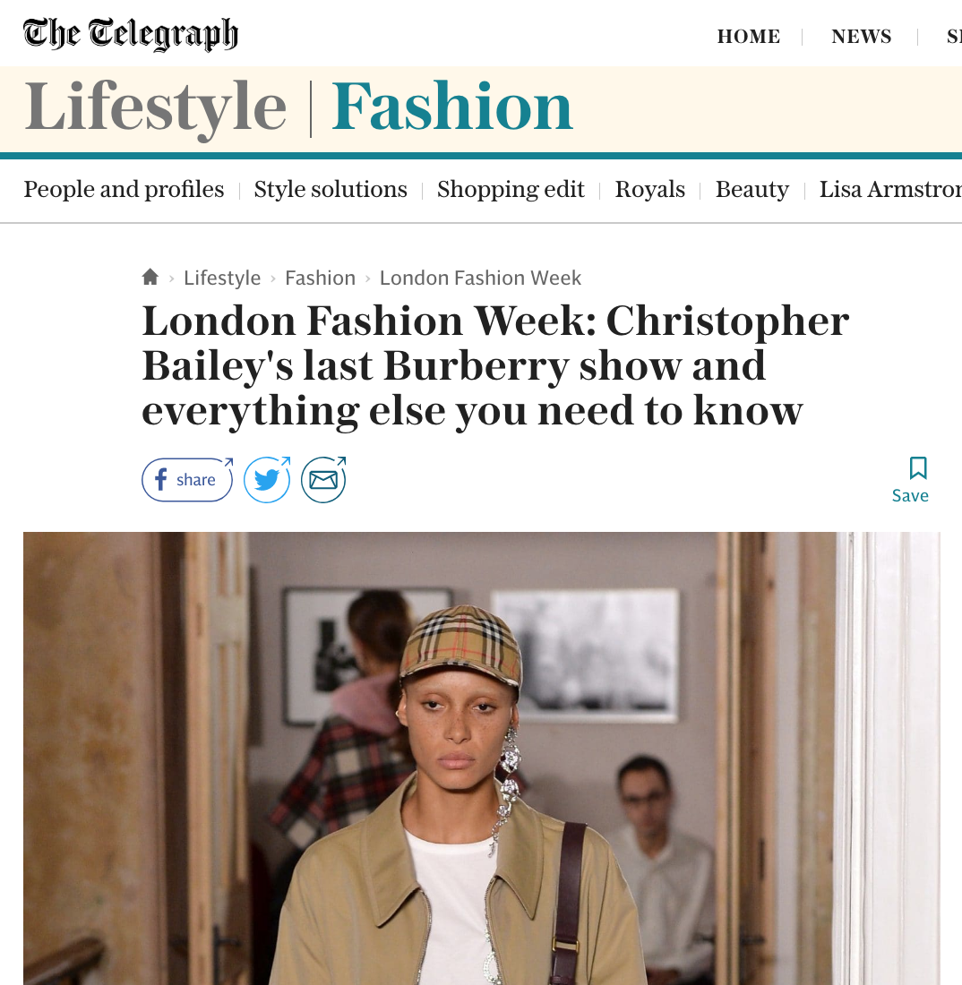 London Fashion Week: Christopher Bailey's last Burberry show and everything else you need to know
