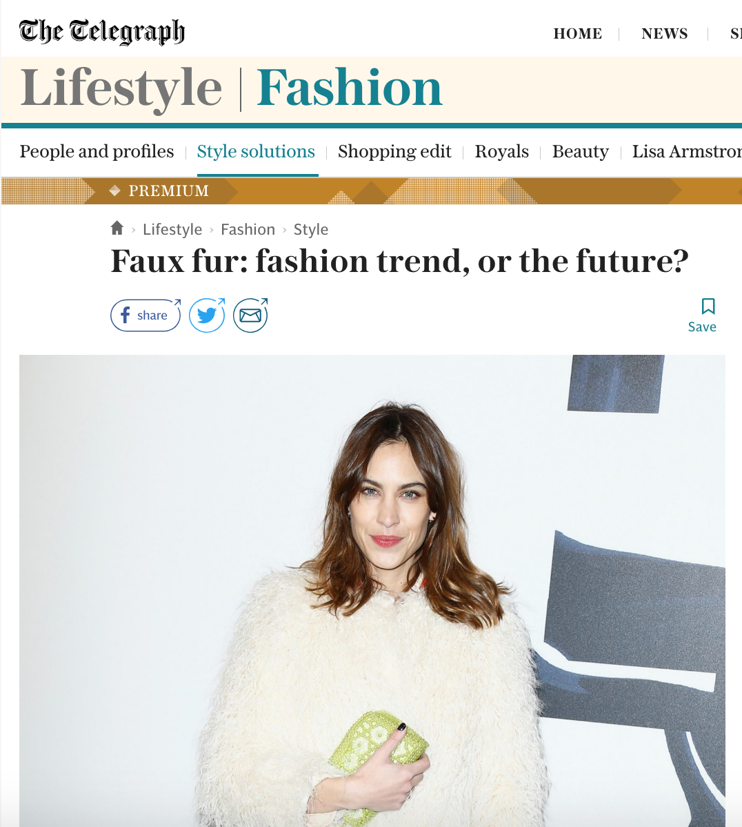 Faux fur: fashion trend, or the future?