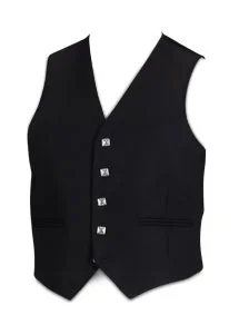 5-Button Argyll Waistcoat (Silver Button)
