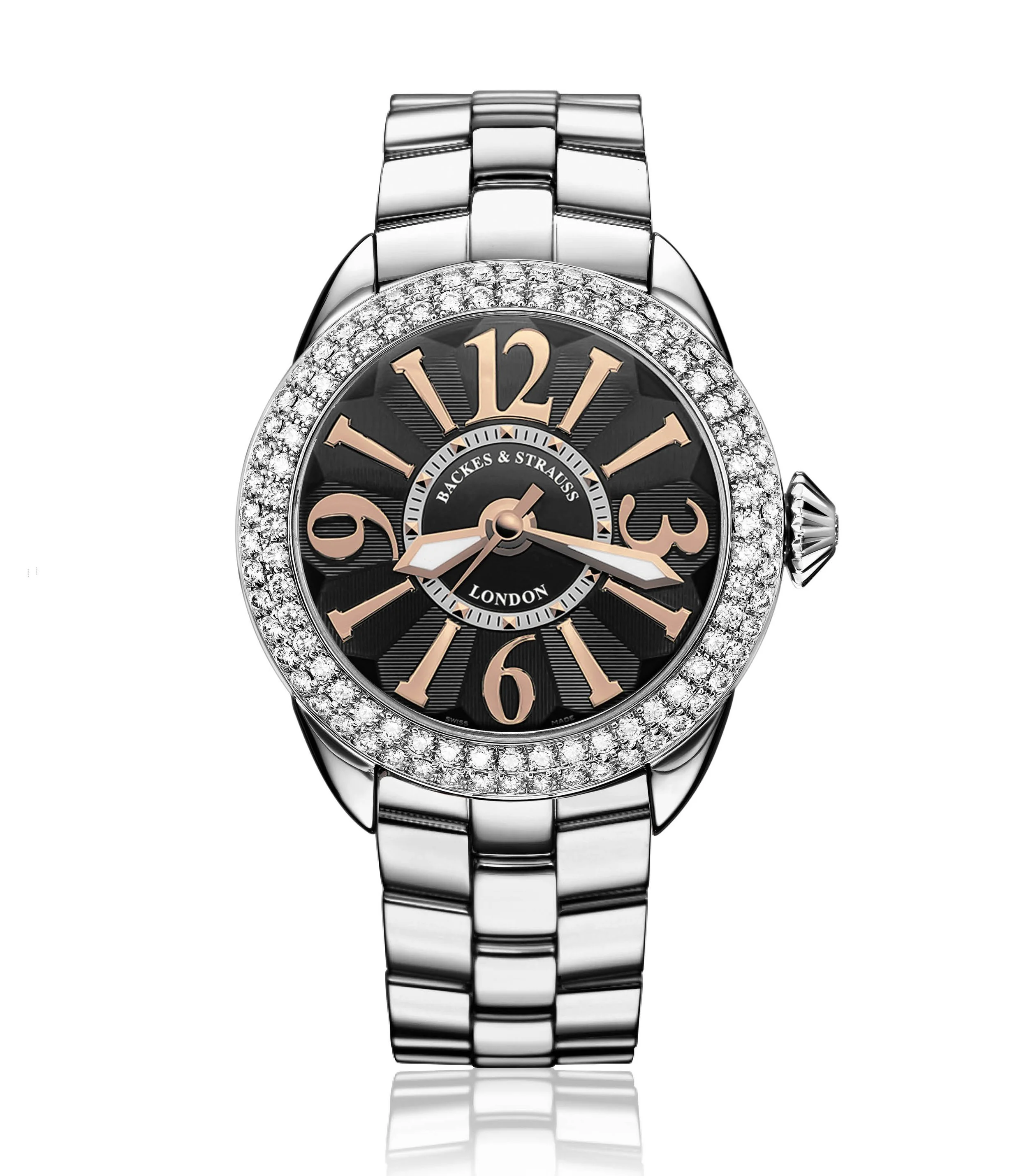 Backes & Strauss Piccadilly 37 SP SS — Black / Rose Arabic