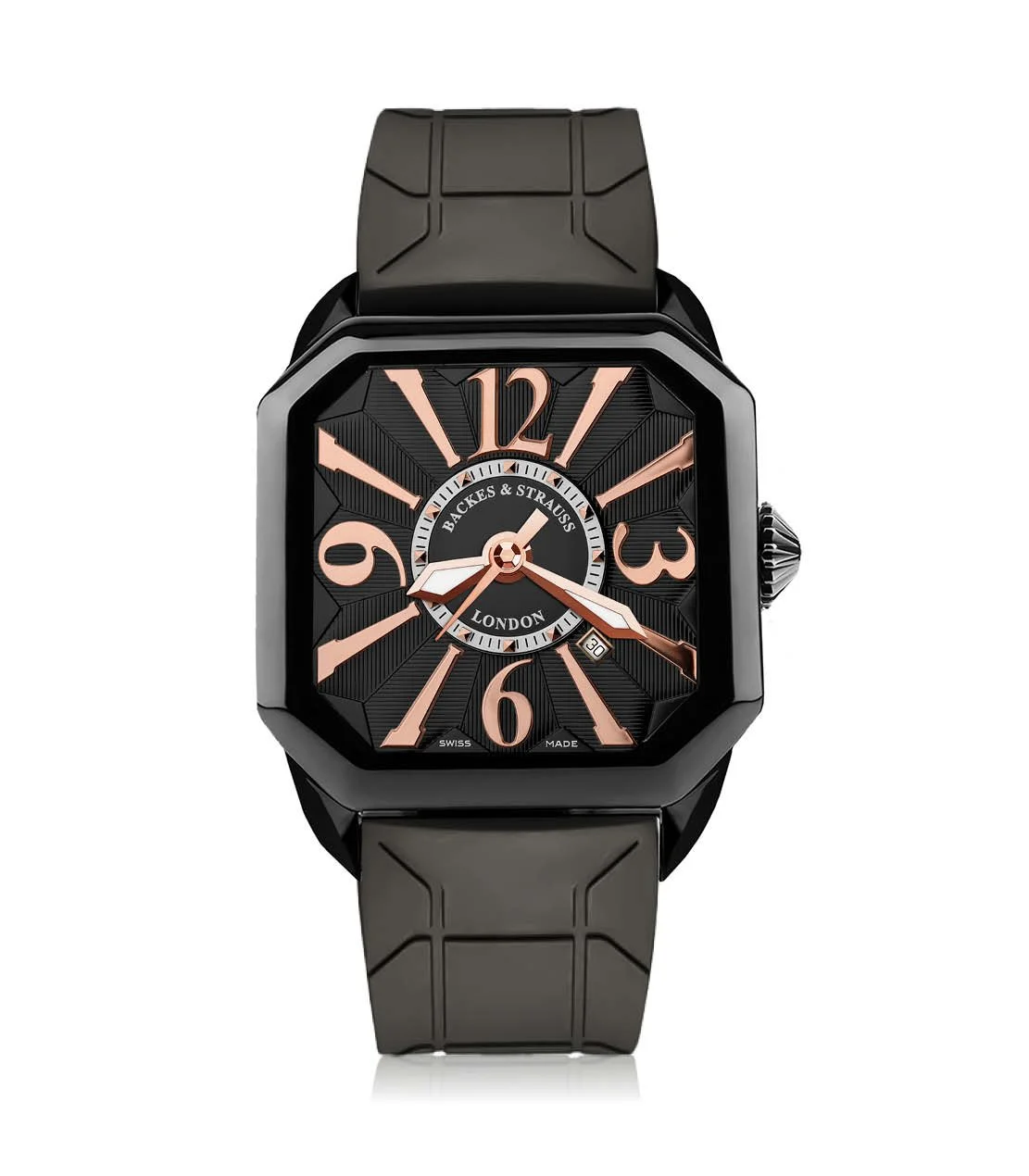 Backes & Strauss Berkeley 40 BK — Black / Rose Arabic