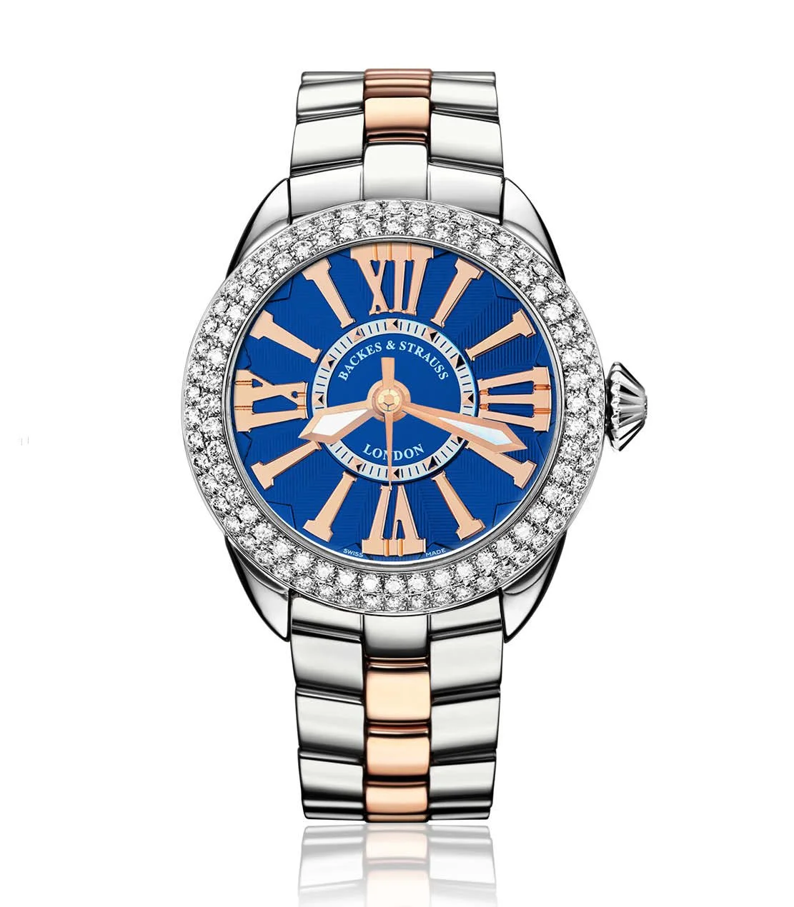 Backes & Strauss Piccadilly 37 SP BIC — Blue / Rose Roman