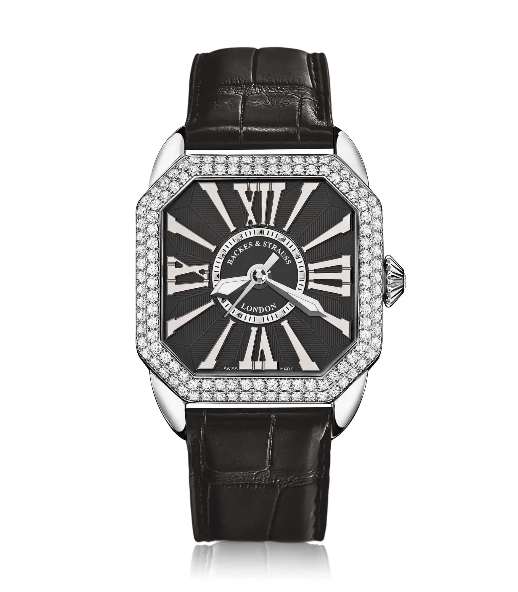 Backes & Strauss Berkeley 37 SP — Black / White Roman