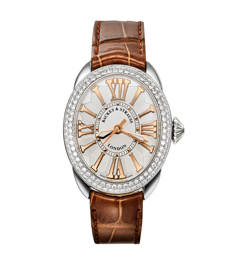 — Luxury - Watches 4452 Strauss & Regent Diamond Backes