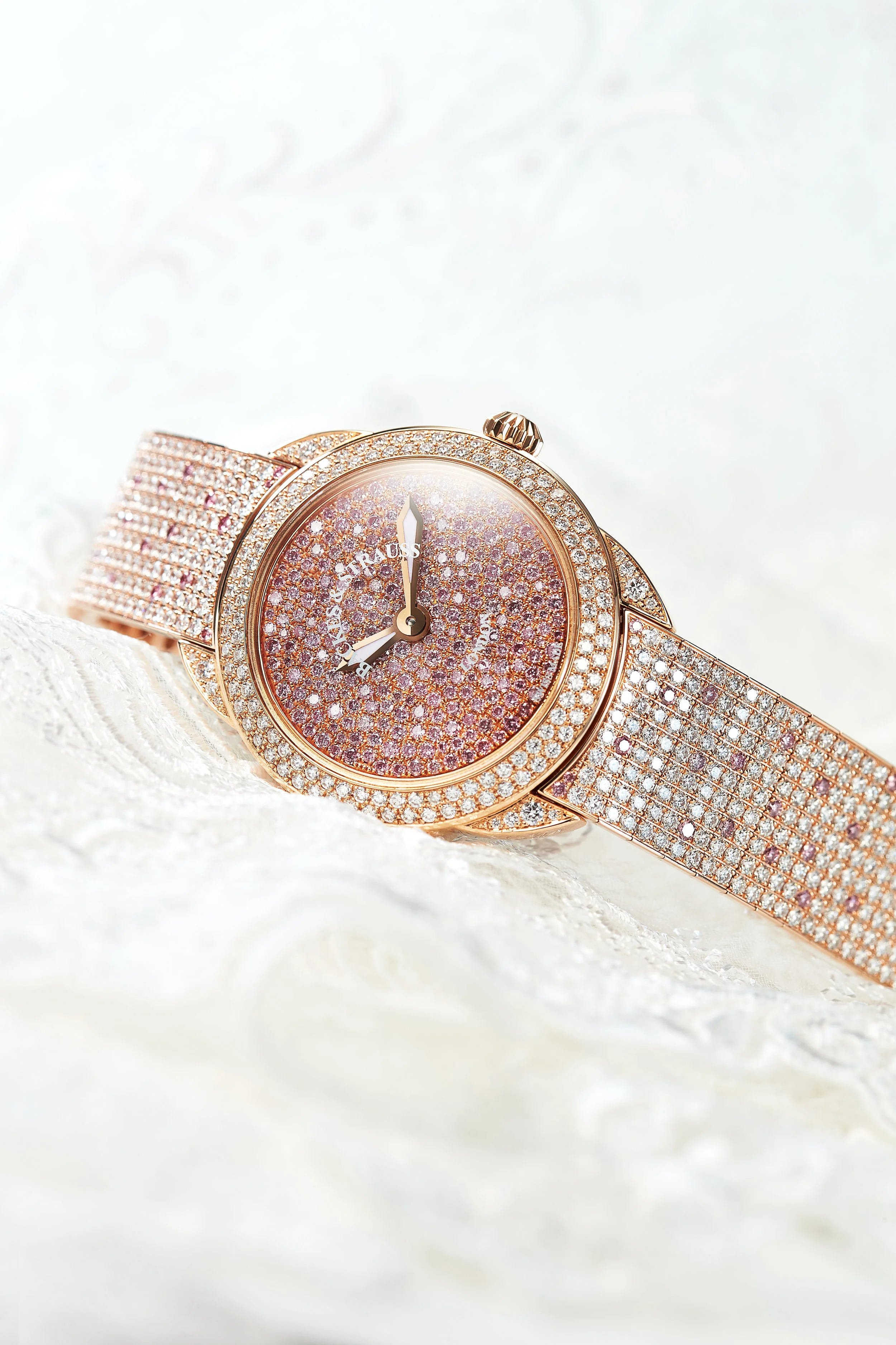 Piccadilly Renaissance Pink Ballerina 33 luxury diamond watch