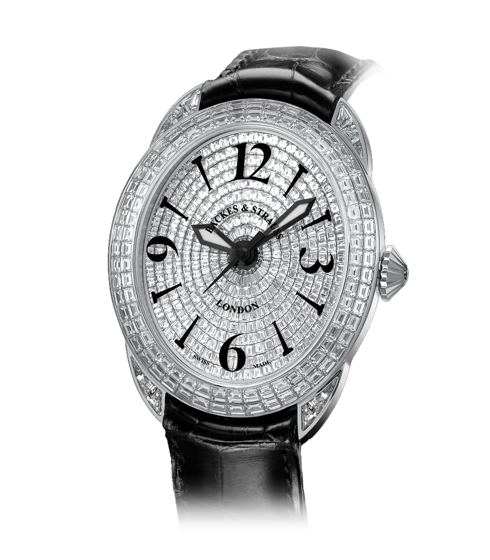 Regent Prince 4452 – 44.5mm Bespoke Baguette Diamond Luxury Watch 