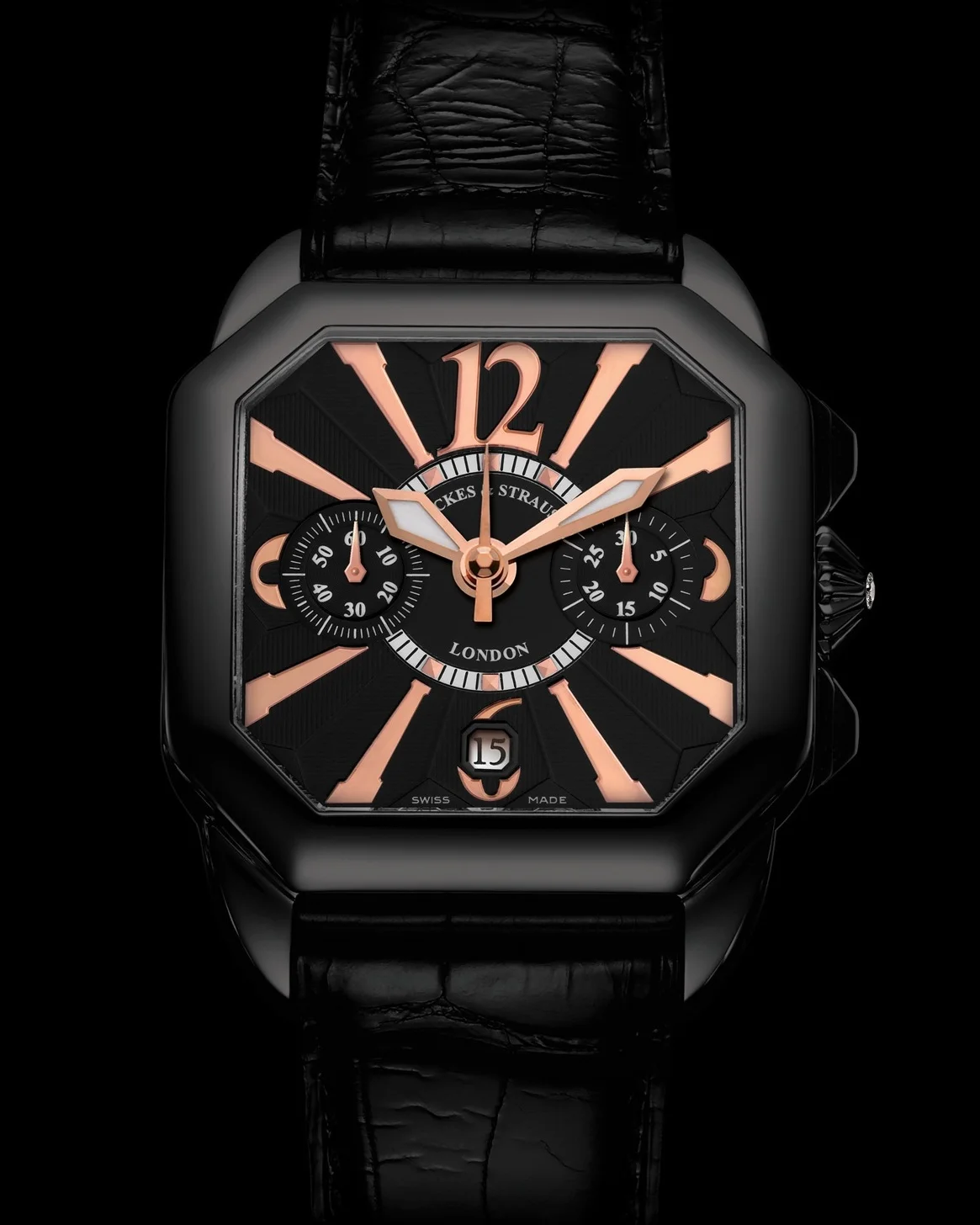 Berkeley Black Knight Chronograph 43 luxury watch