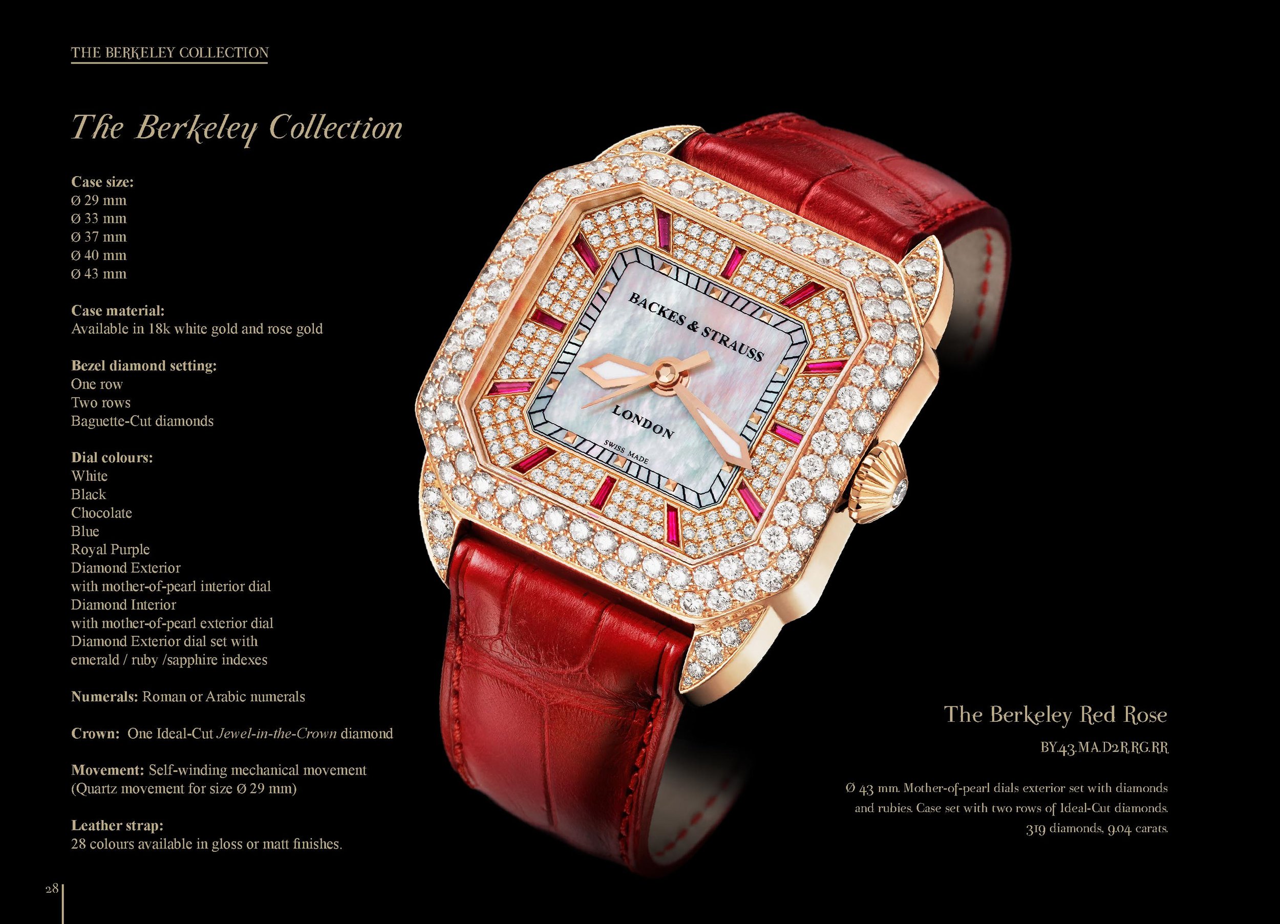 Berkeley diamond watch collection