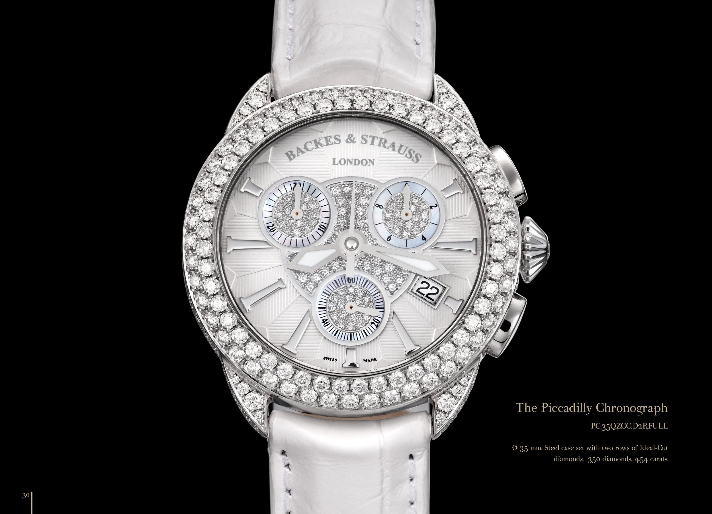 Piccadilly Chronograph 35 diamond watch