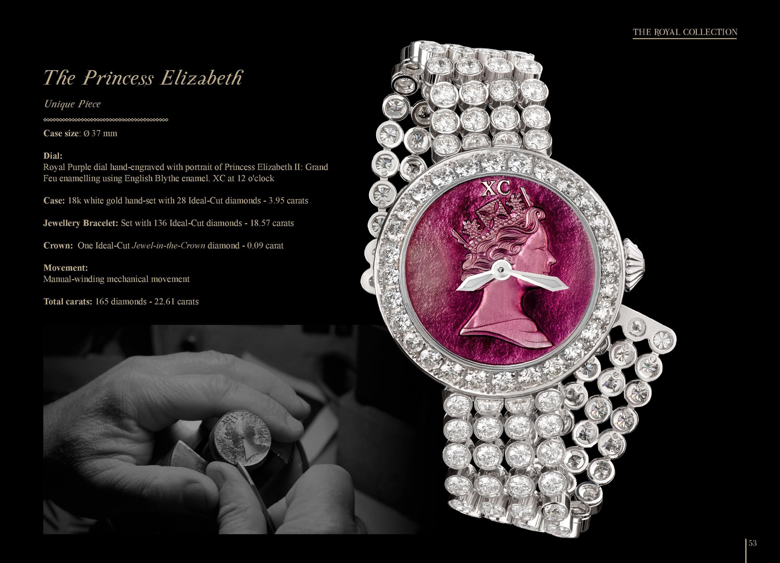 The Princess Elizabeth iconic diamond watch