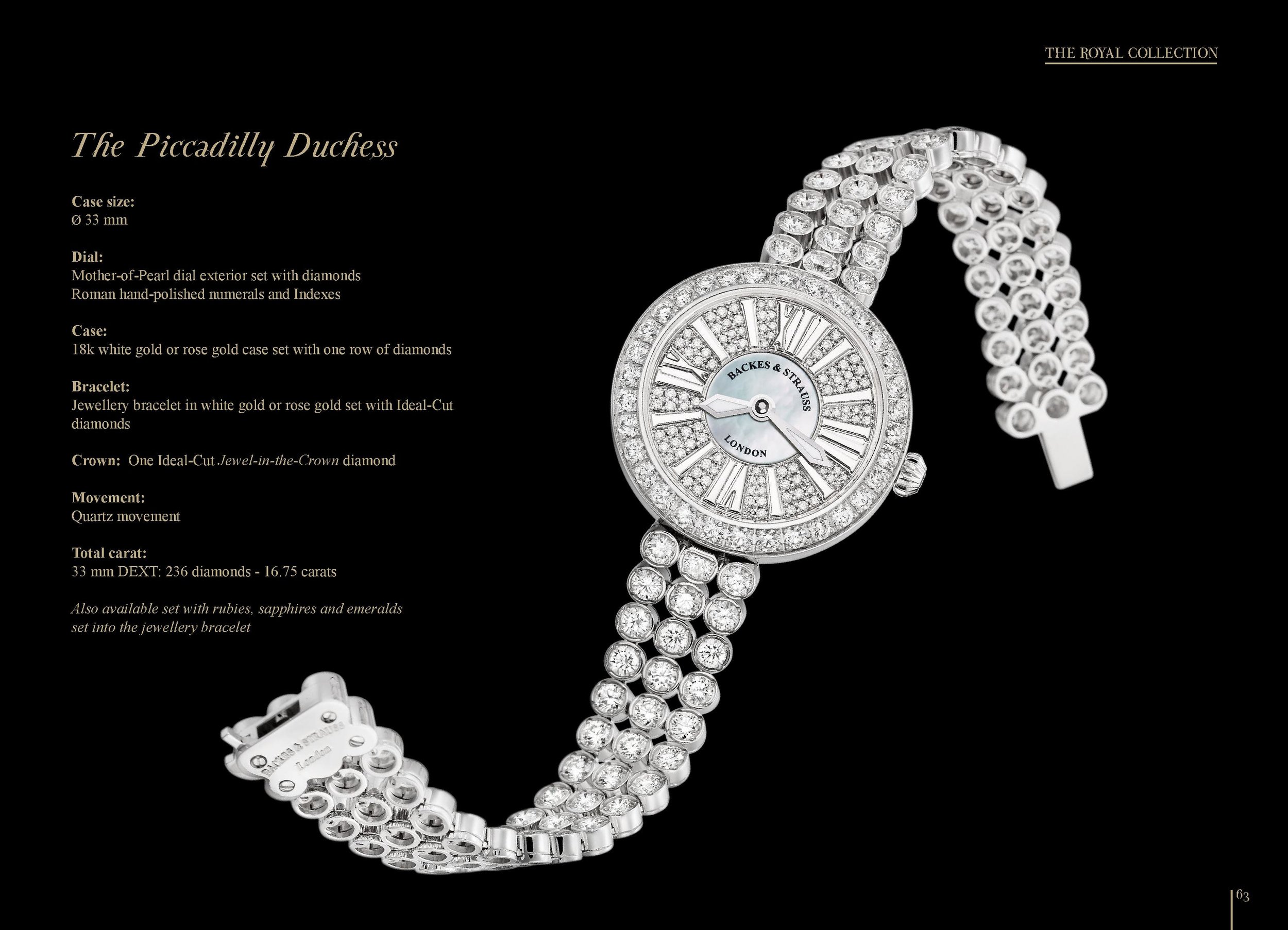 The Piccadilly Duchess iconic watch