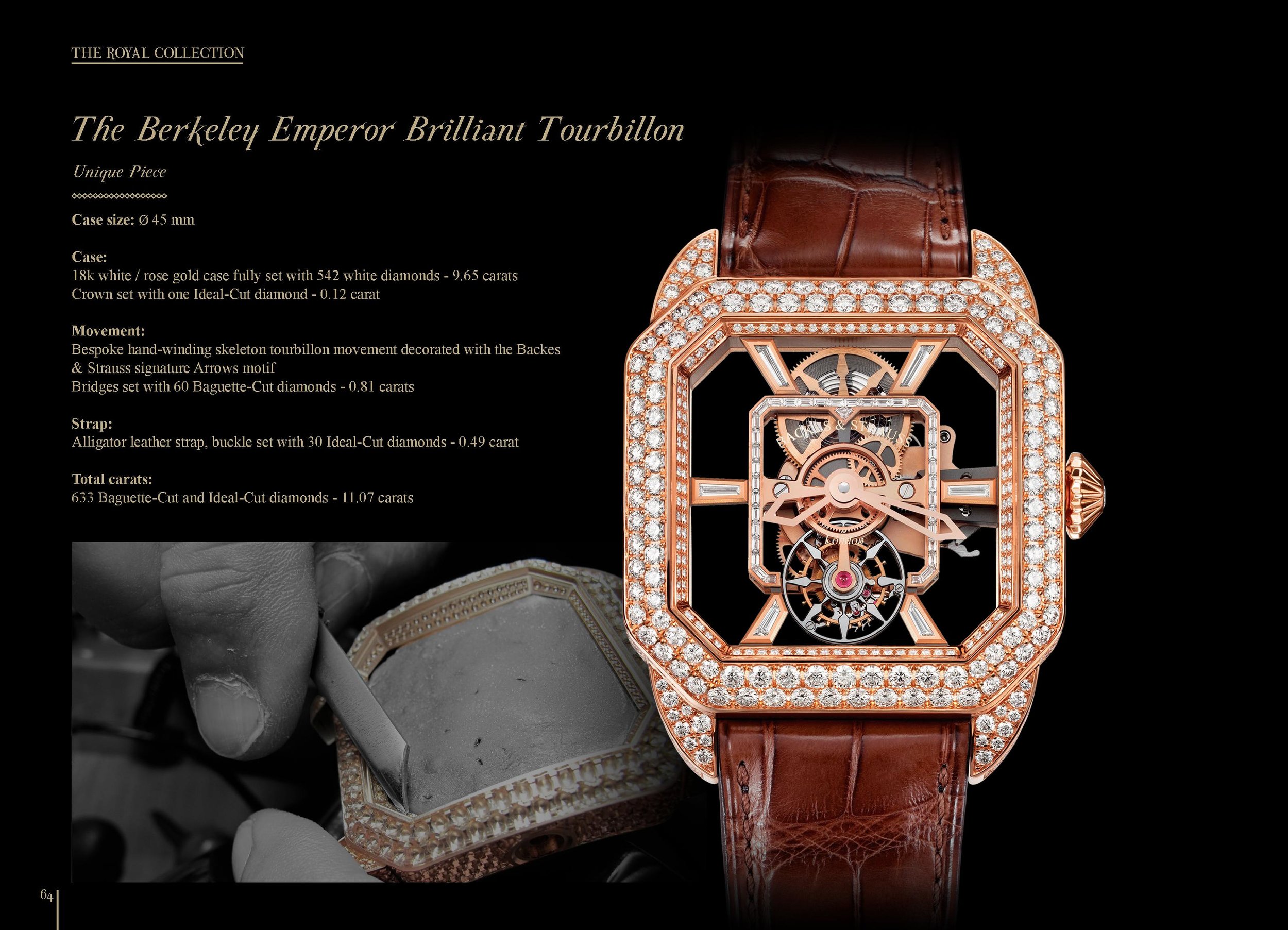 The Berkeley Emperor Brilliant Tourbillon 45 watch