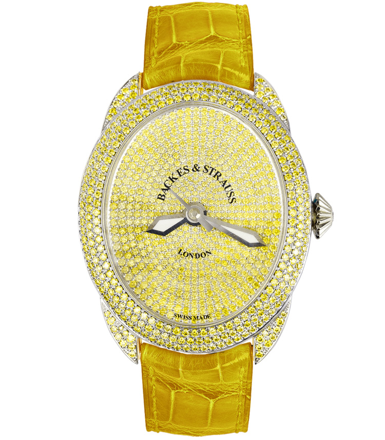 Regent Fancy Canary 4047 diamond watch 