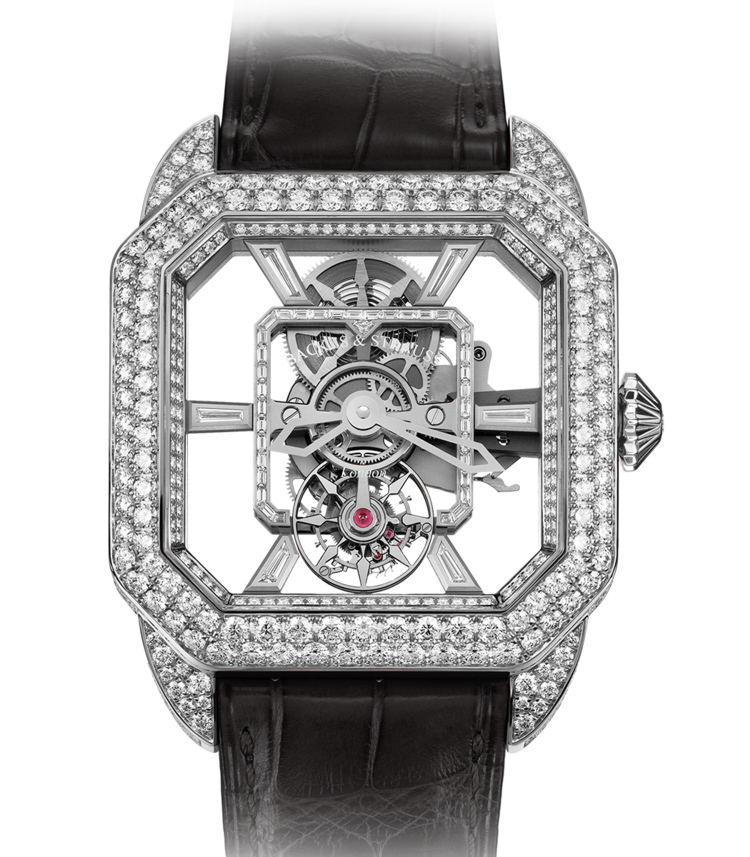 Berkeley Royal Brilliant Tourbillon luxury diamond set case watch