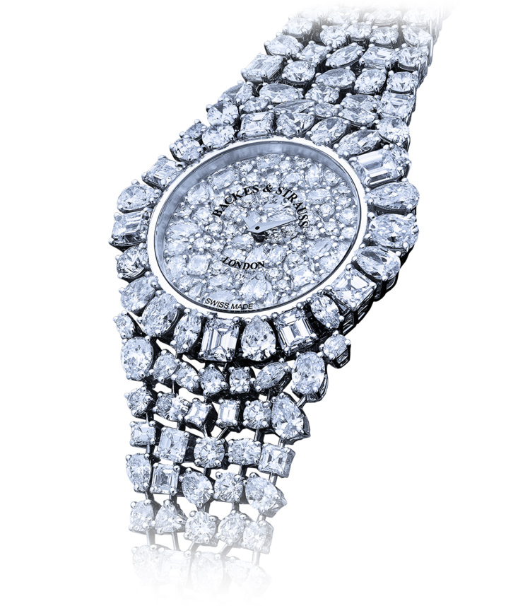 Piccadilly Princess Royal Blue luxury diamond watch