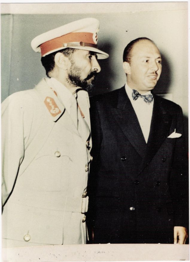 Antranig with Emperor Haile Selassie