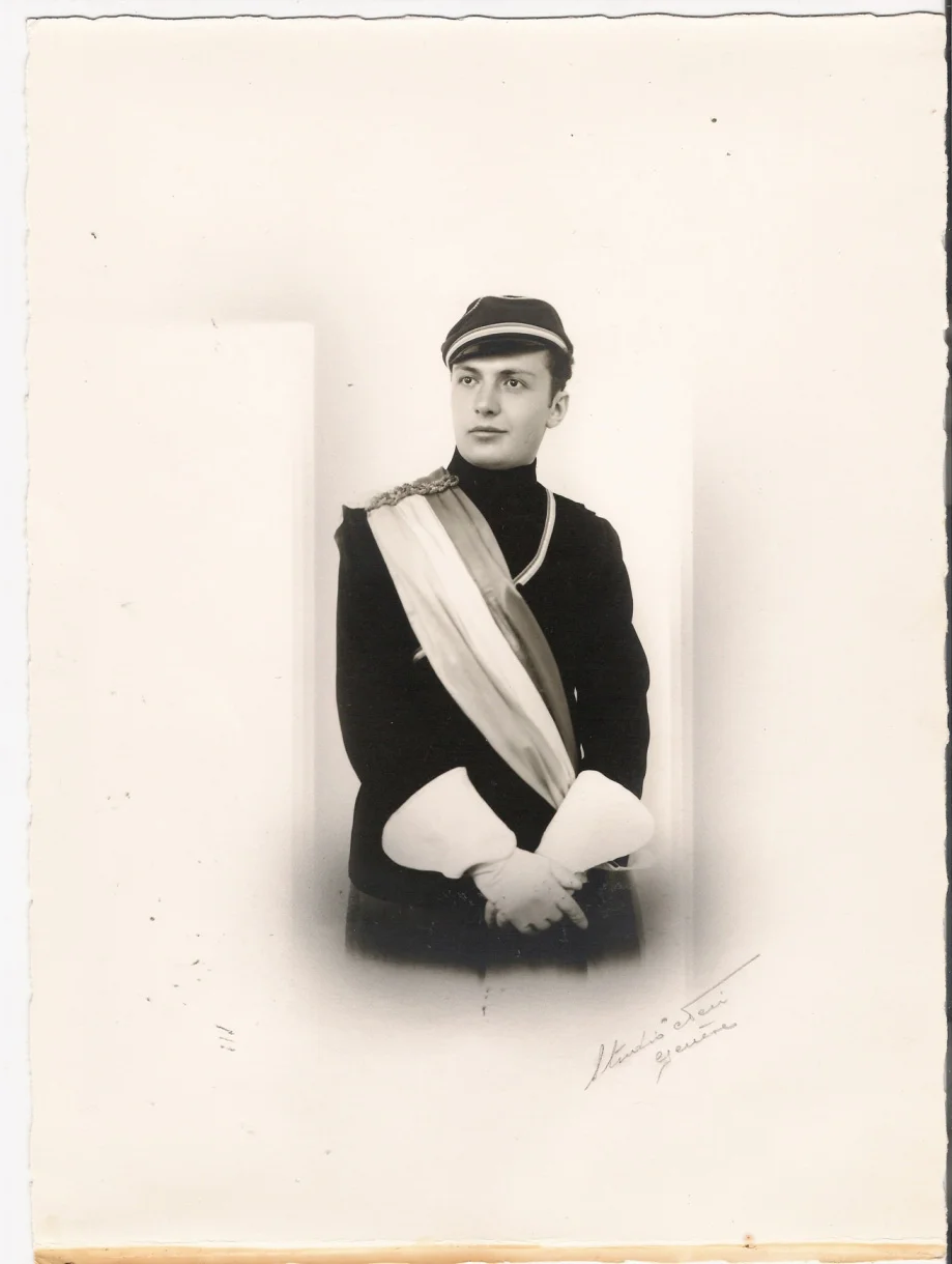 Antranig Knadjian at his graduation