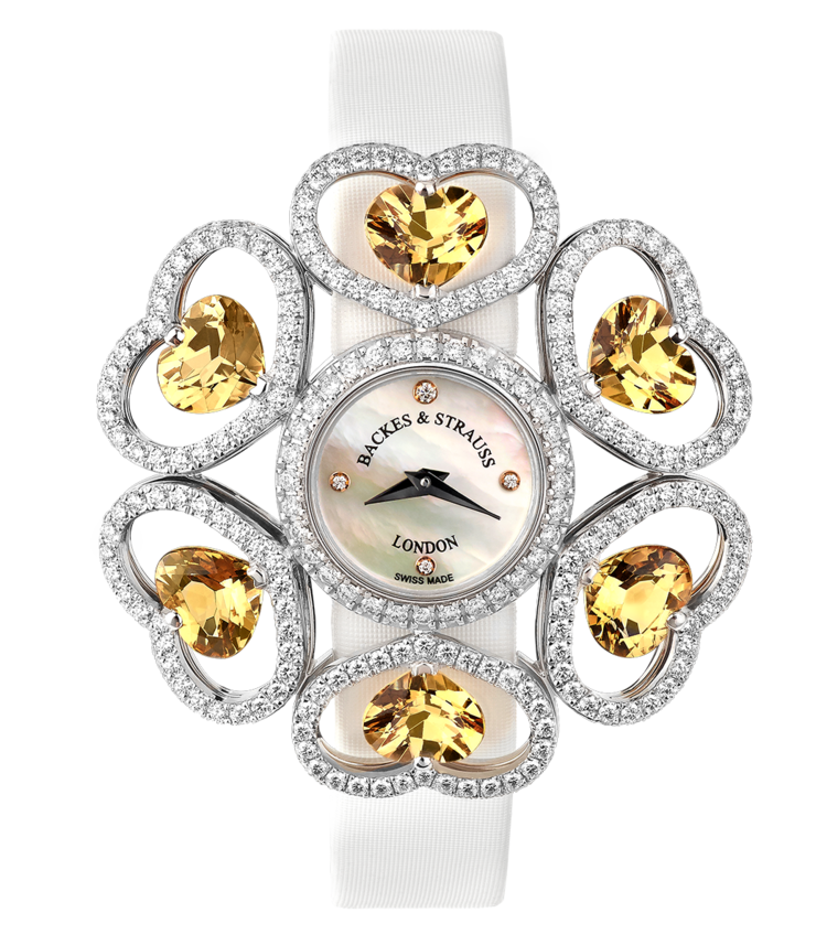 Countess Victoria Imperial Topaz diamond watch