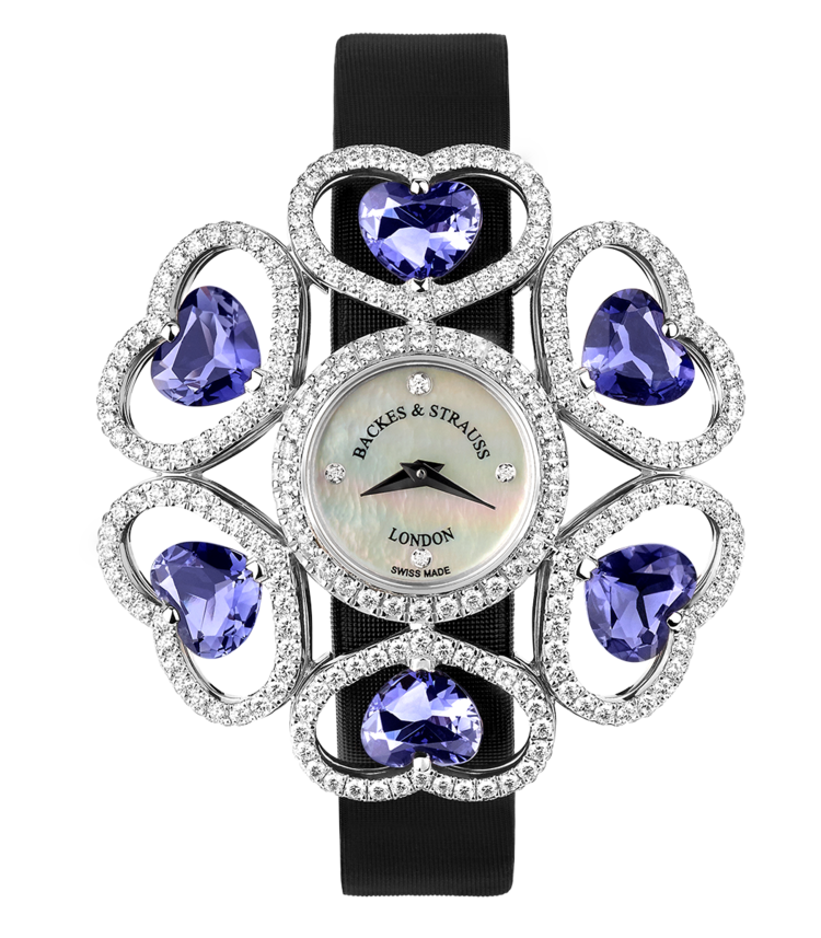 Countess Victoria Pink Tourmaline diamond watch