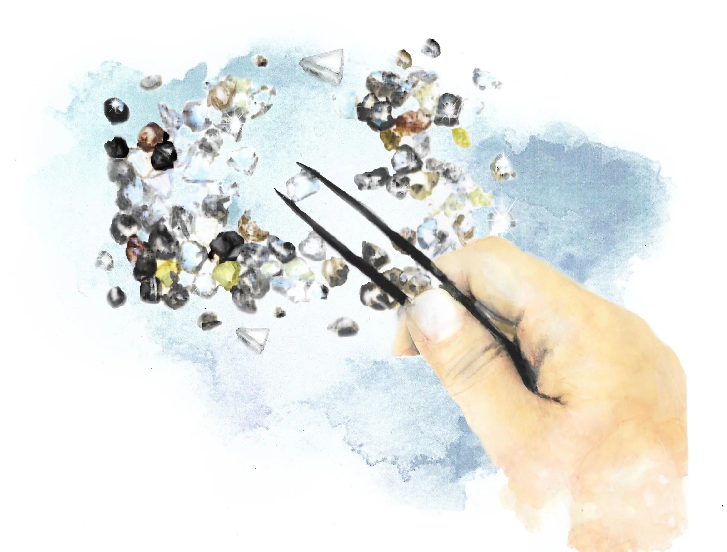 Sorting of Rough Diamonds