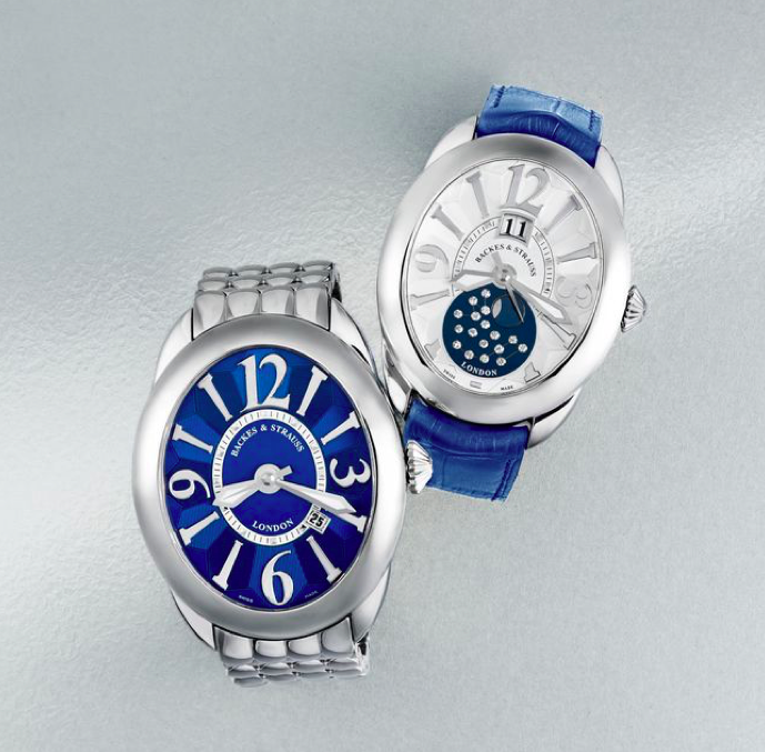 — Watches - Steel & 4452 Luxury Backes Strauss Regent Diamond