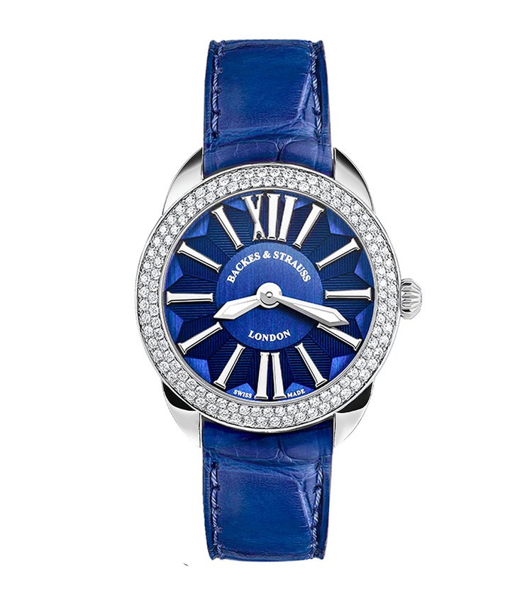 Backes Regent Diamond Watches Strauss Steel Luxury & 3643 — -