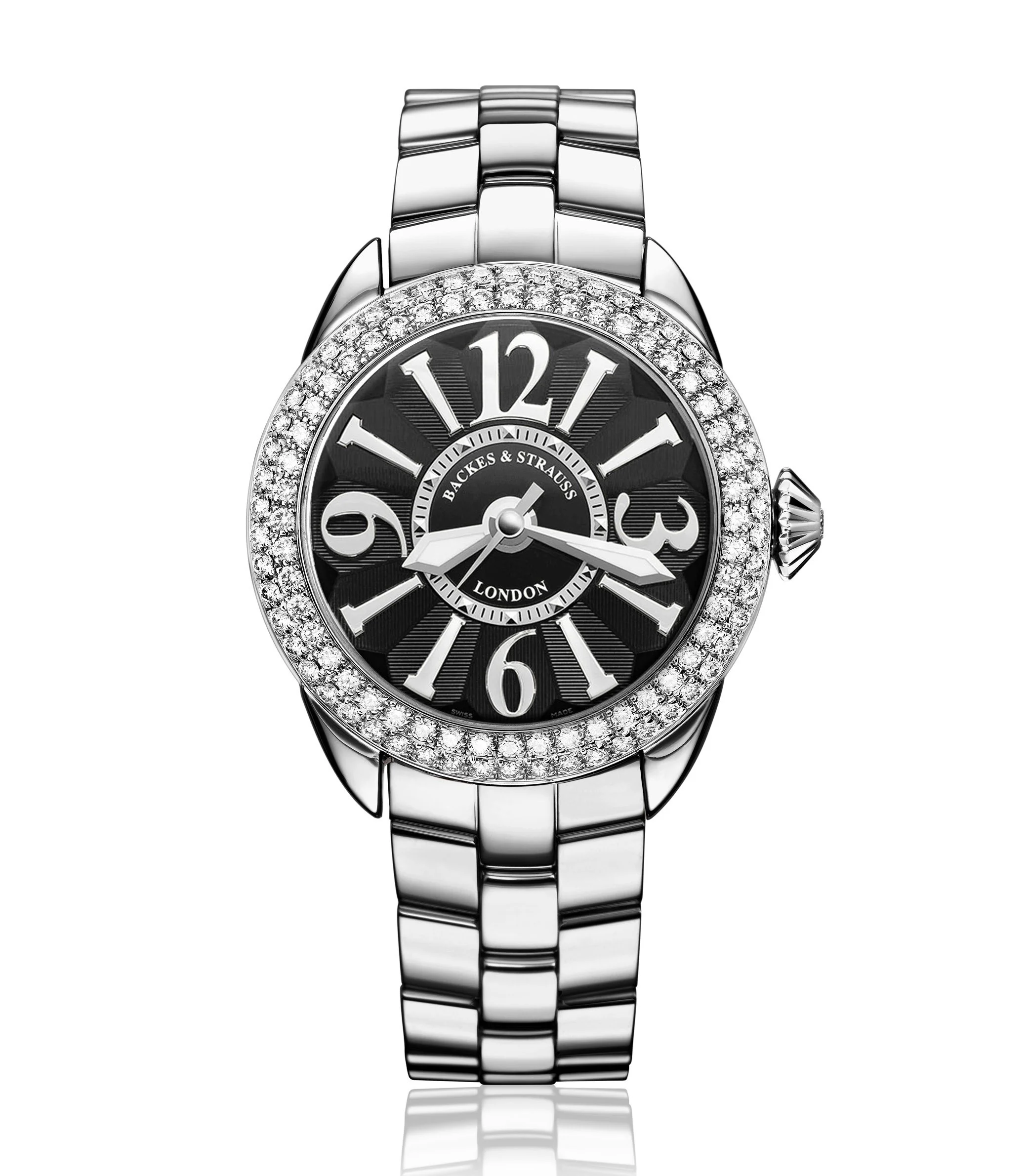 Backes & Strauss Piccadilly 37 SP SS — Black / White Arabic