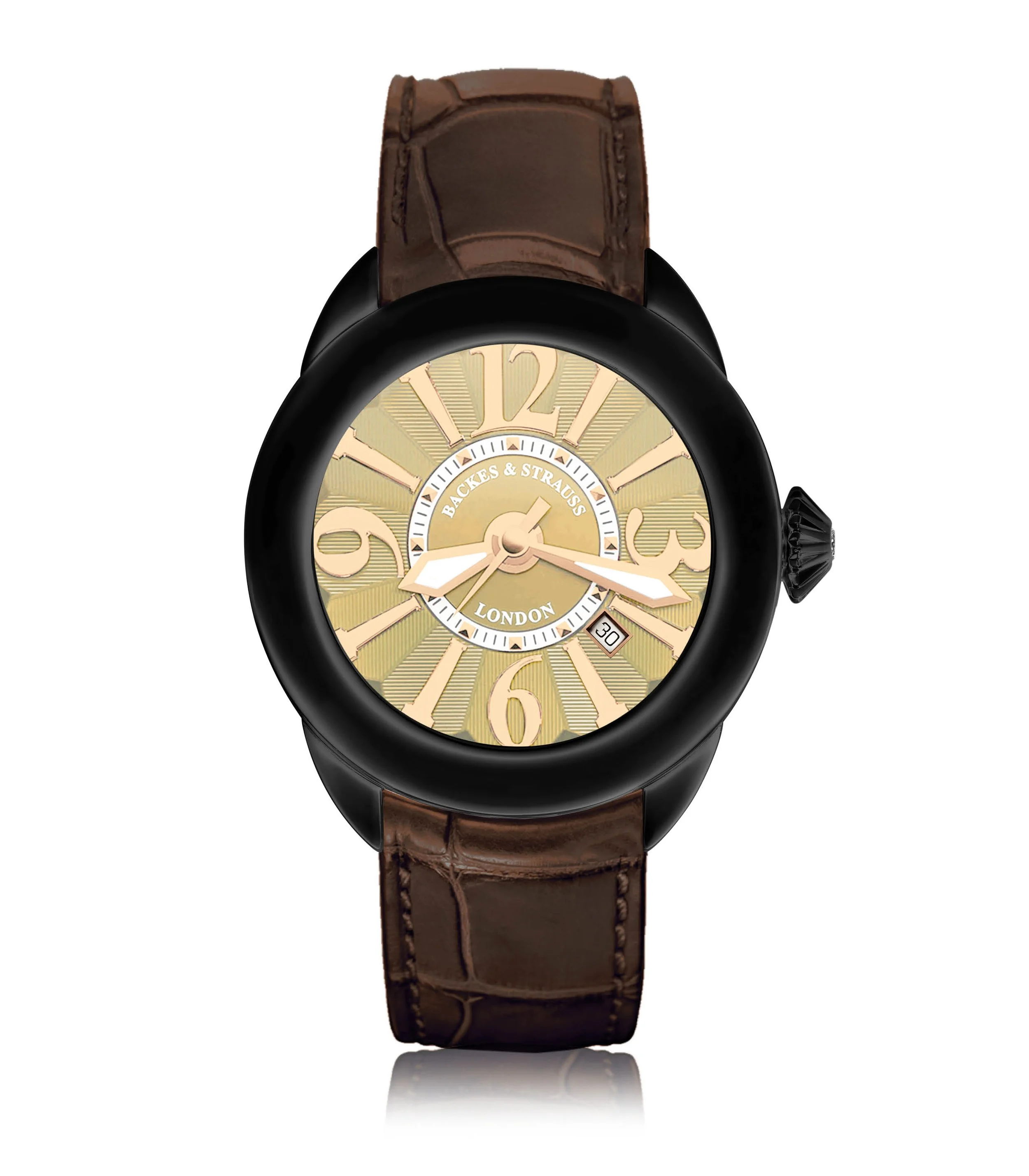 Backes & Strauss Piccadilly 40 BK — Champagne / Rose Arabic